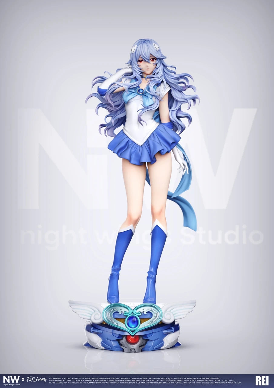 Preventa Resina Rei Ayanami Figura Evangelion 1/6, 1/4 Night Wing x Hera Estudio