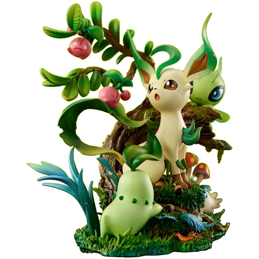 Preventa Resina Leafeon Figura Pokémon Moon Shadow Estudio
