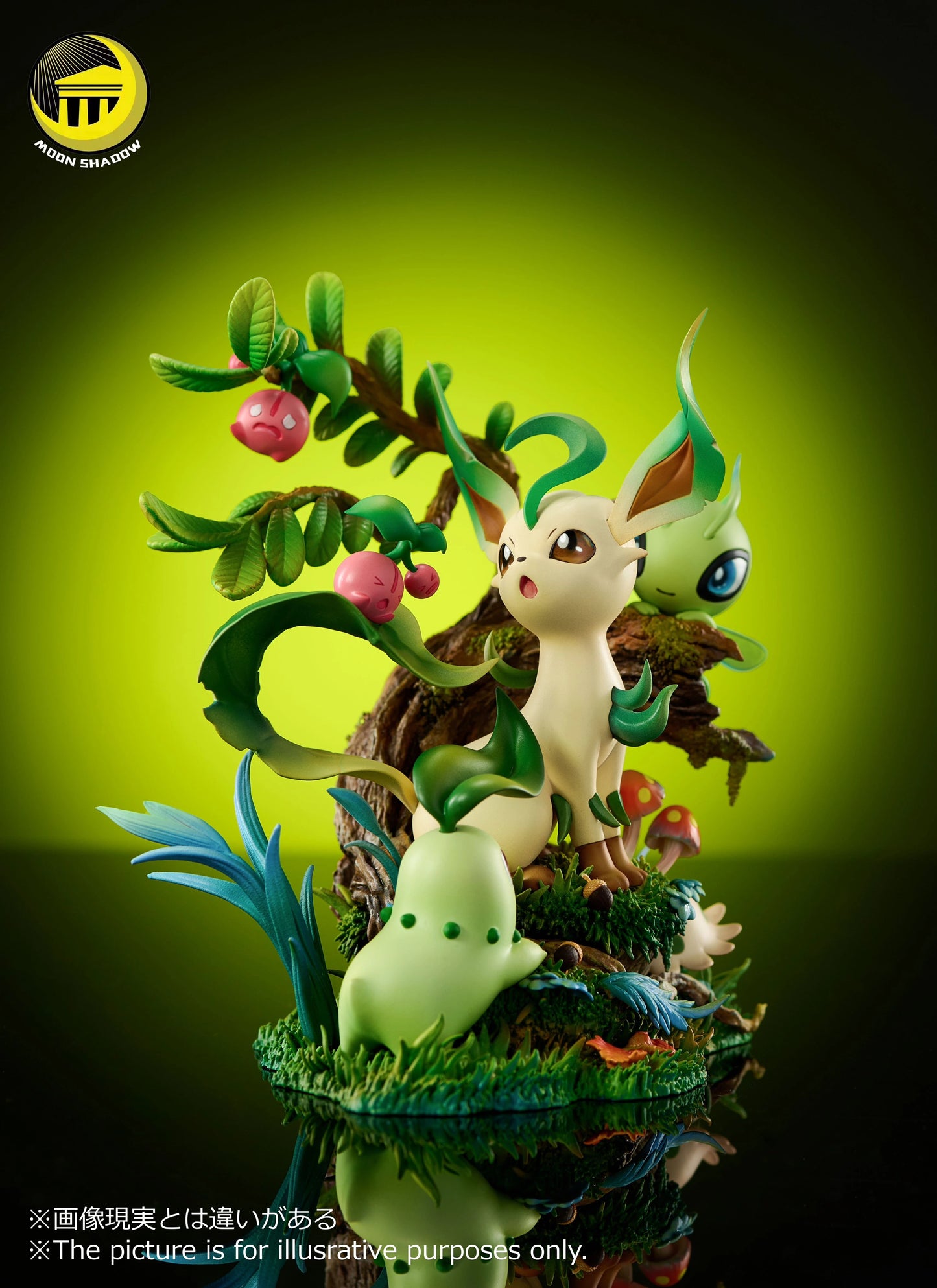 Preventa Resina Leafeon Figura Pokémon Moon Shadow Estudio
