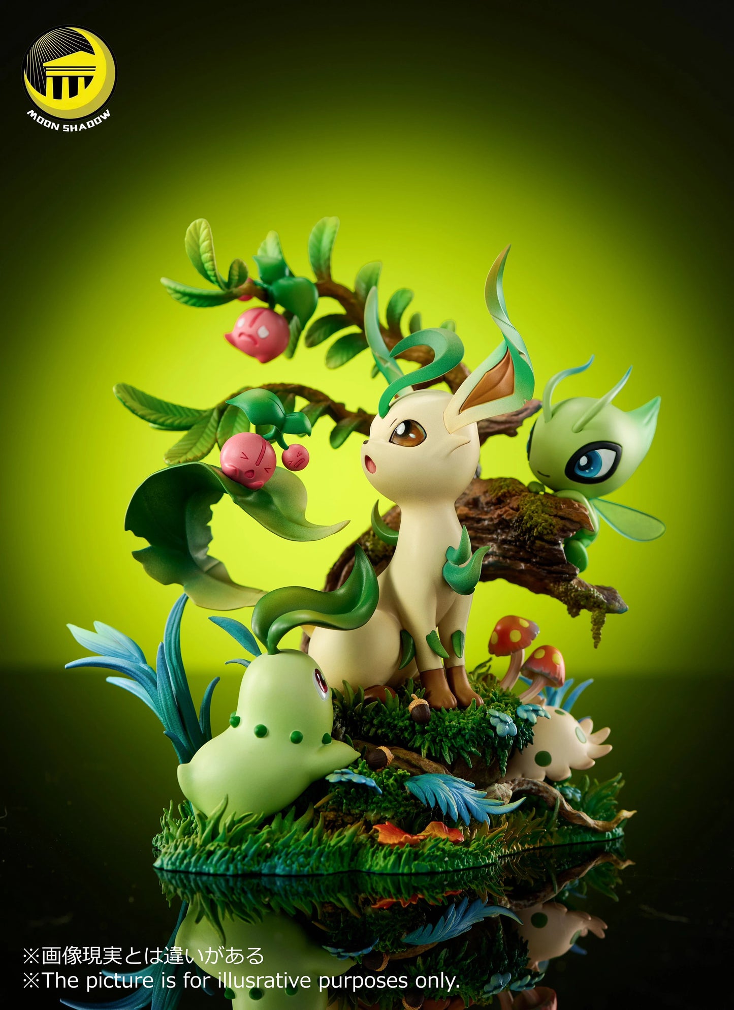 Preventa Resina Leafeon Figura Pokémon Moon Shadow Estudio