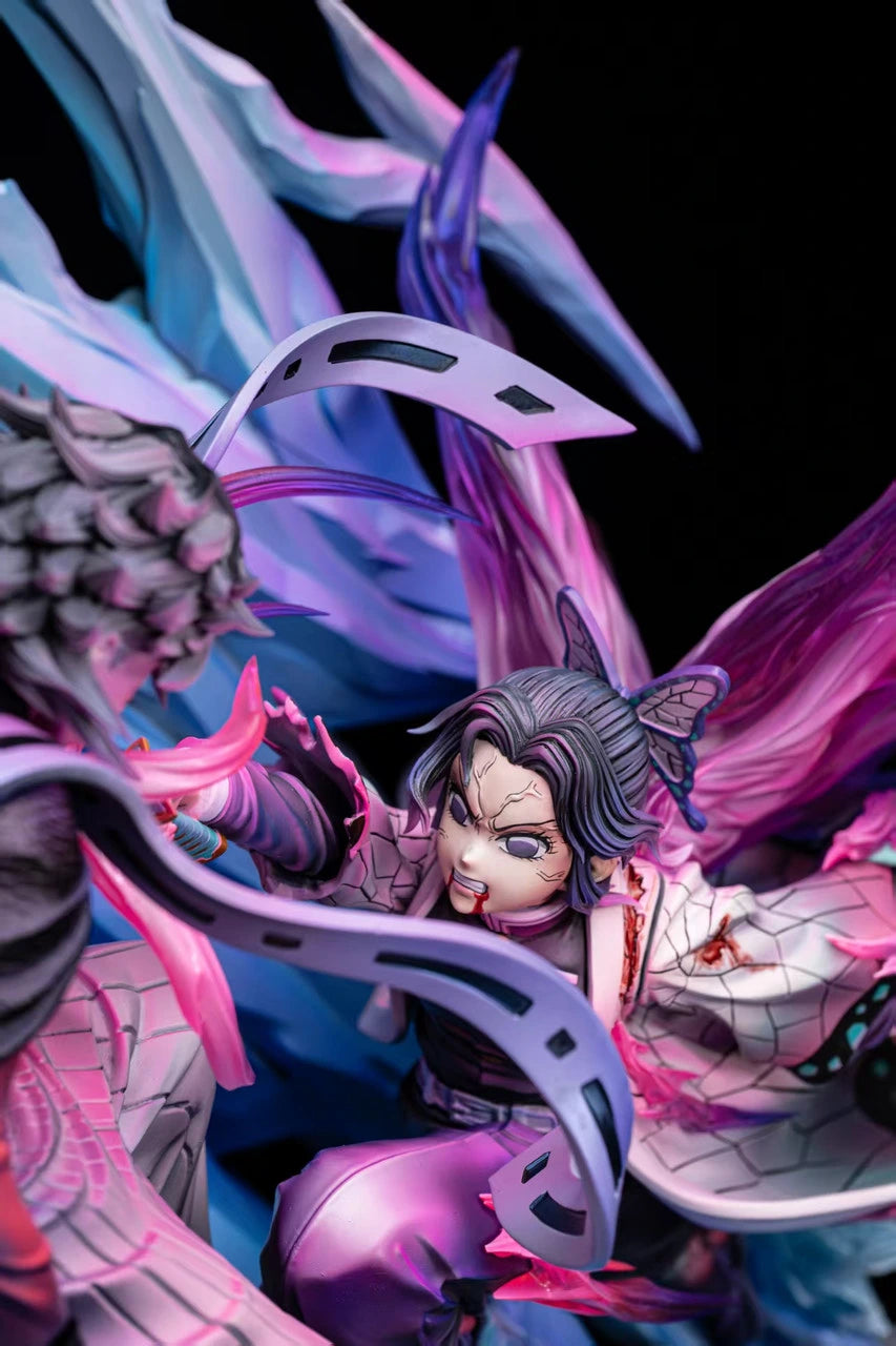 Preventa Resina Shinobu Kcho vs Douma Figura Demon Slayer Lei Hao Ke Yu Estudio
