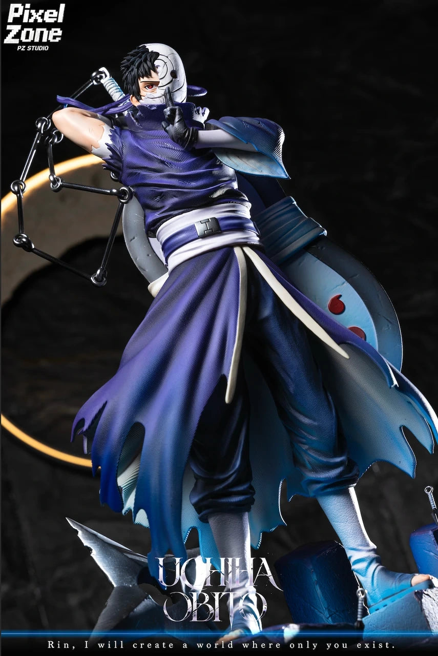 Preventa Resina Obito Uchiha Figura Naruto 1/6 Pizel Zone Estudio