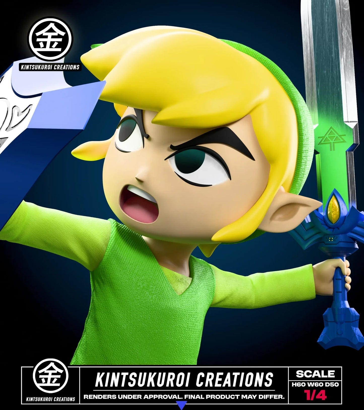 "Preventa Resina Batalla Final Figura The Legend of Zelda: The Wind Waker  Kistsukuroi Creations Estudio"