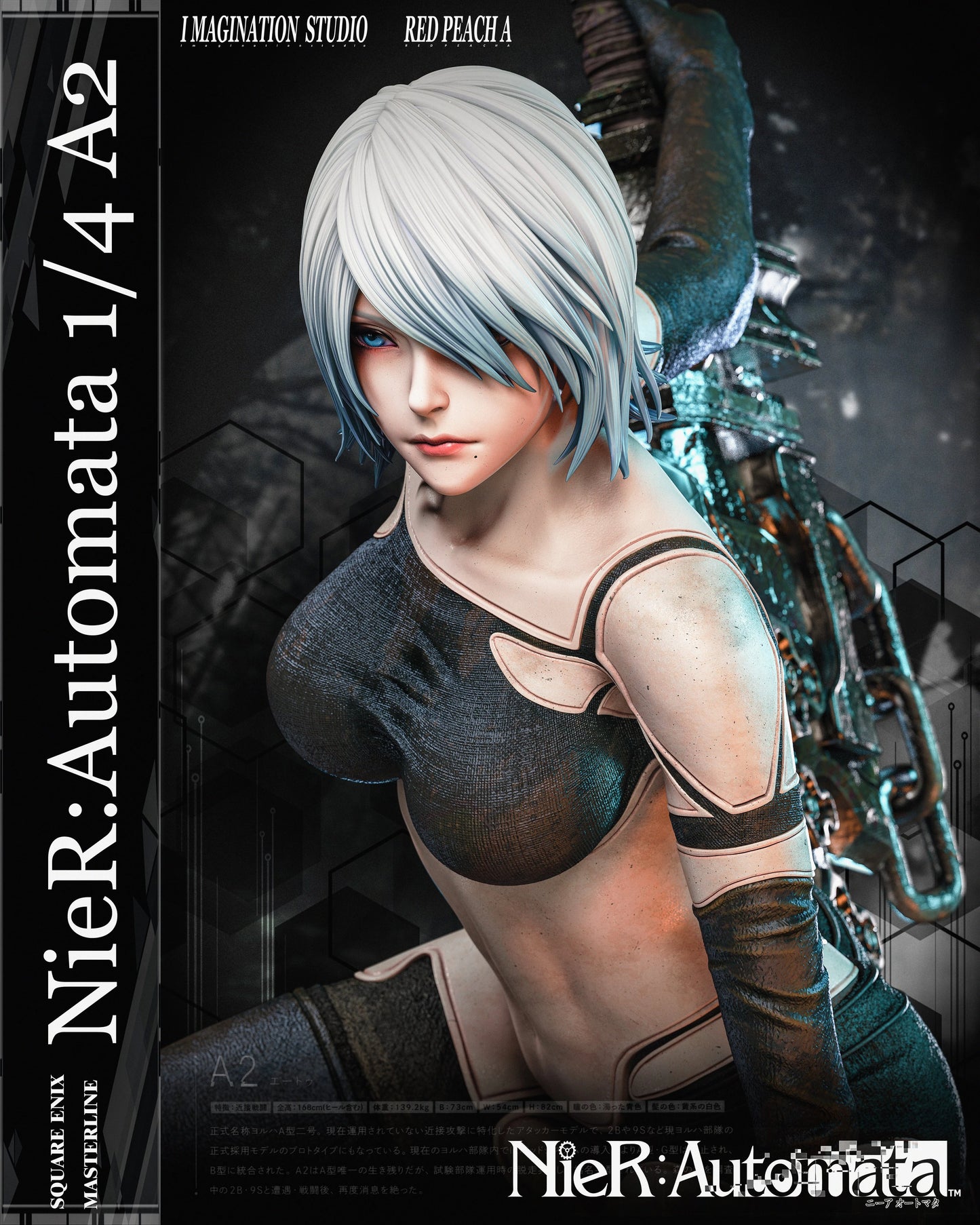 Preventa Resina A2 Figura Nier: Automata Imagination & Red Peach Estudio