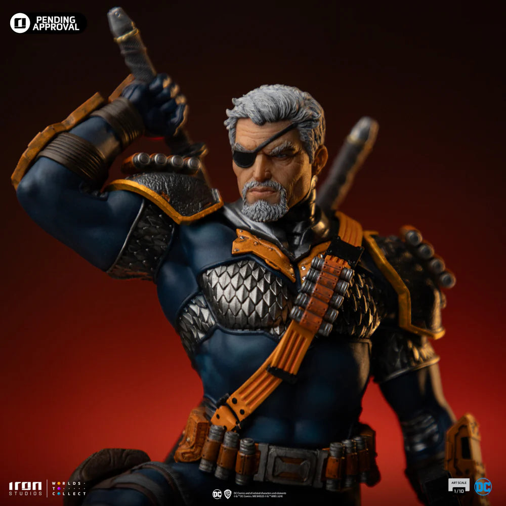 Preventa Resina Death Stroke Figura DC Iron (Licencia) Estudio