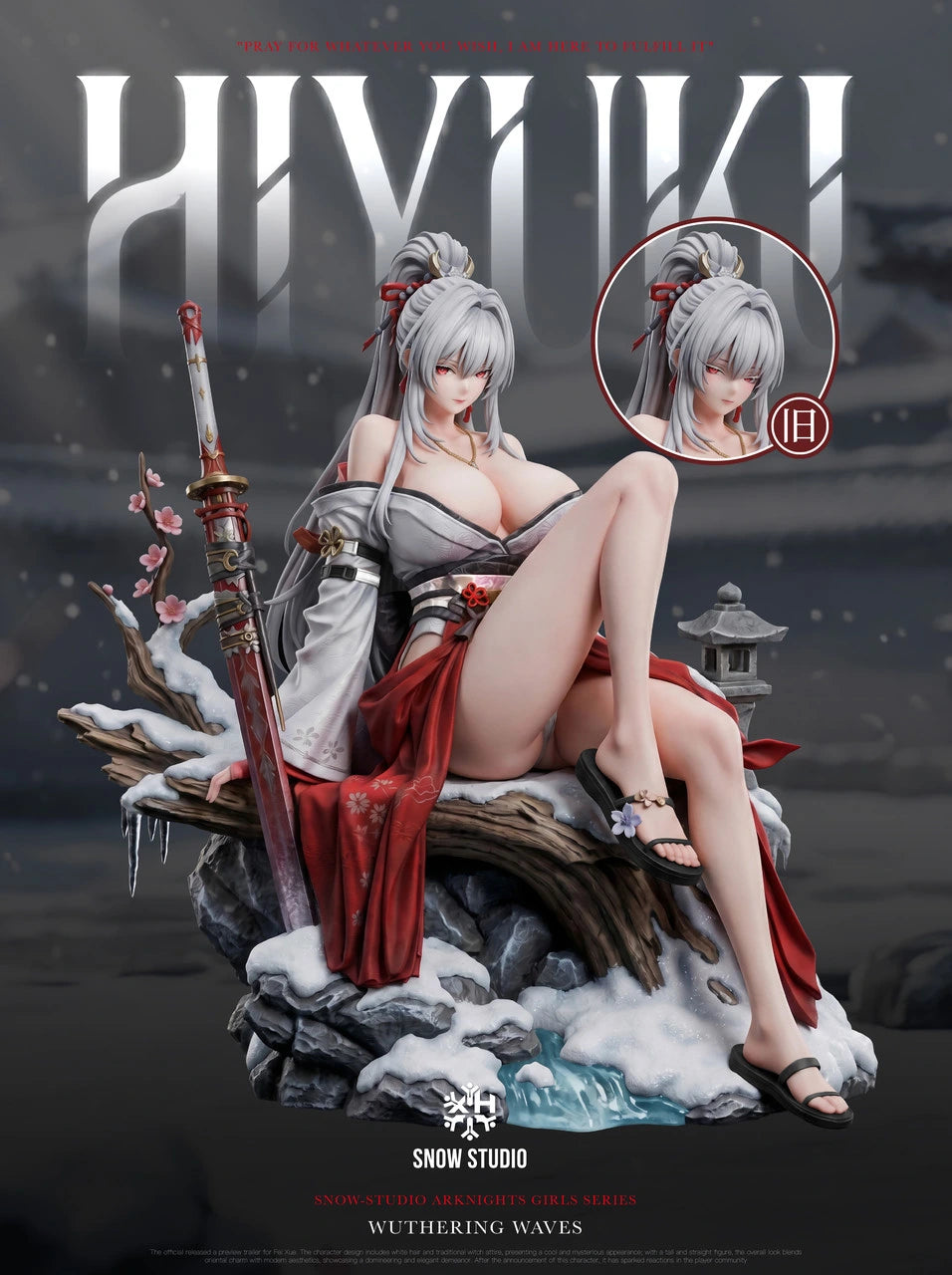 Preventa Resina Hiyuki Figura Wuthering Waves Snow Estudio