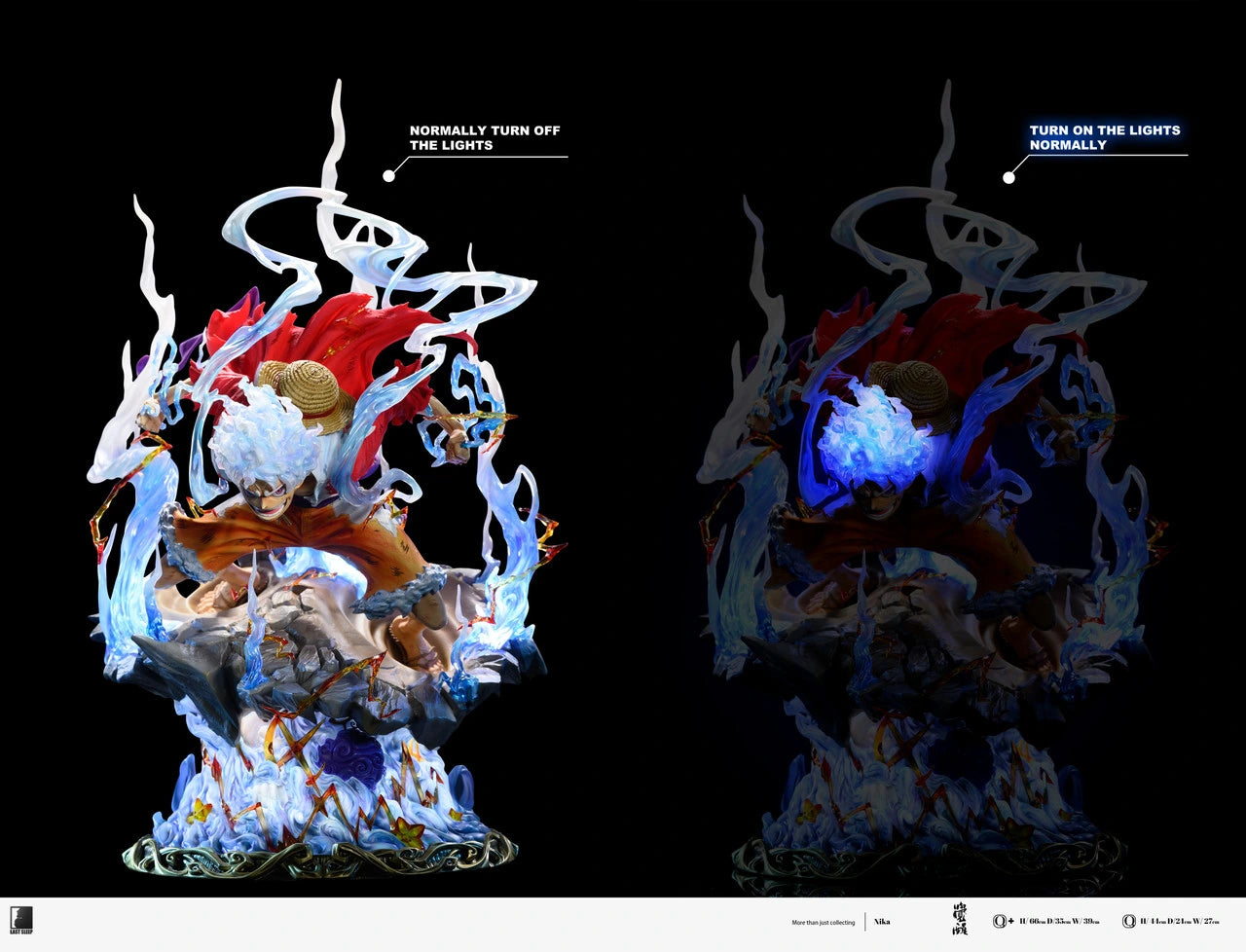 Preventa Resina Monkey D. Luffy "Nika" Figura One Piece Last Sleep Estudio