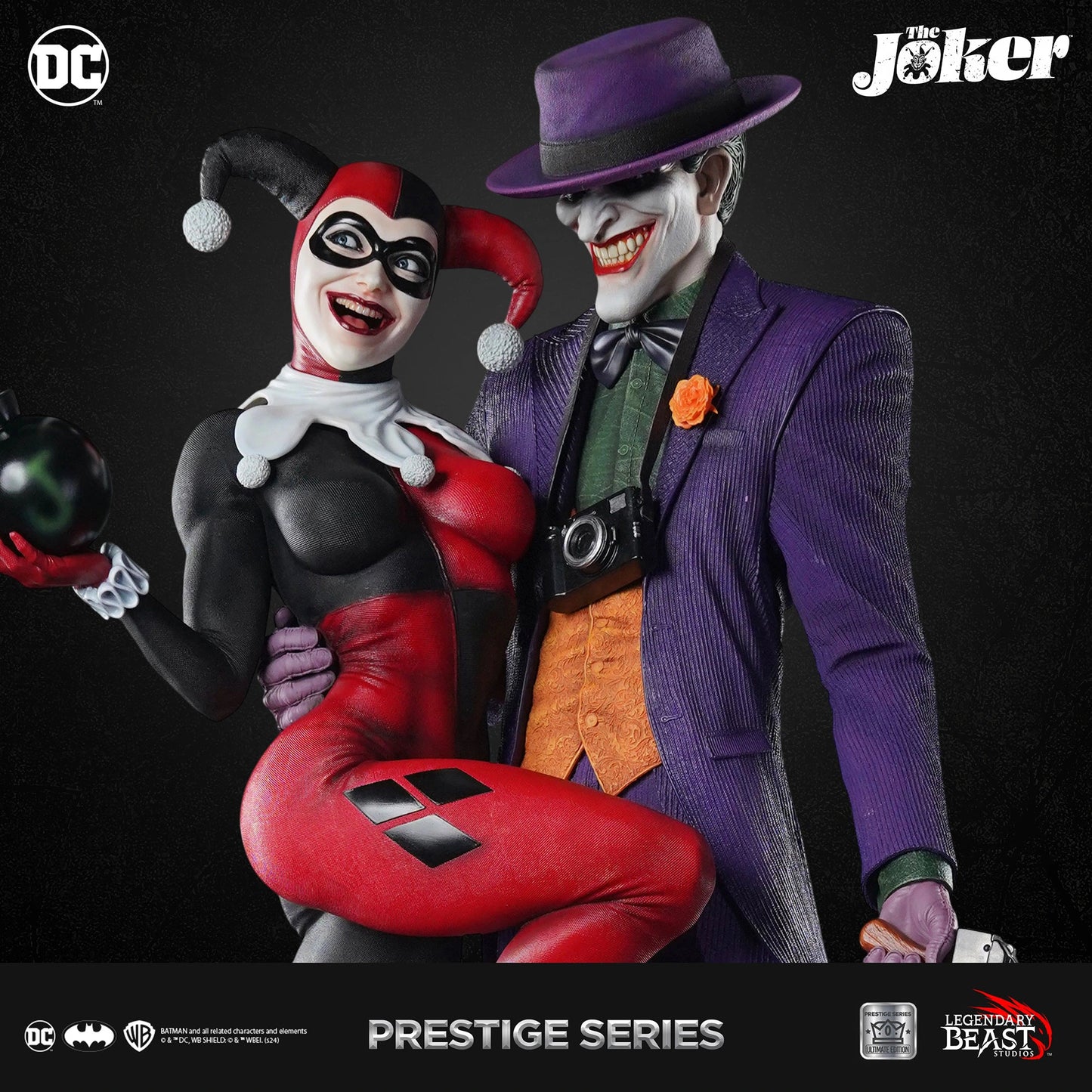 Preventa Resina Joker Figura DC Comics Legendary Beast (Licencia) Estudio