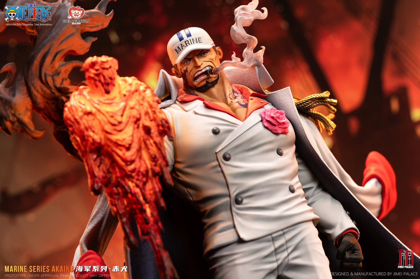 Preventa Resina Almirante Akainu Figura One Piece Jimei Palace (Licencia) Estudio