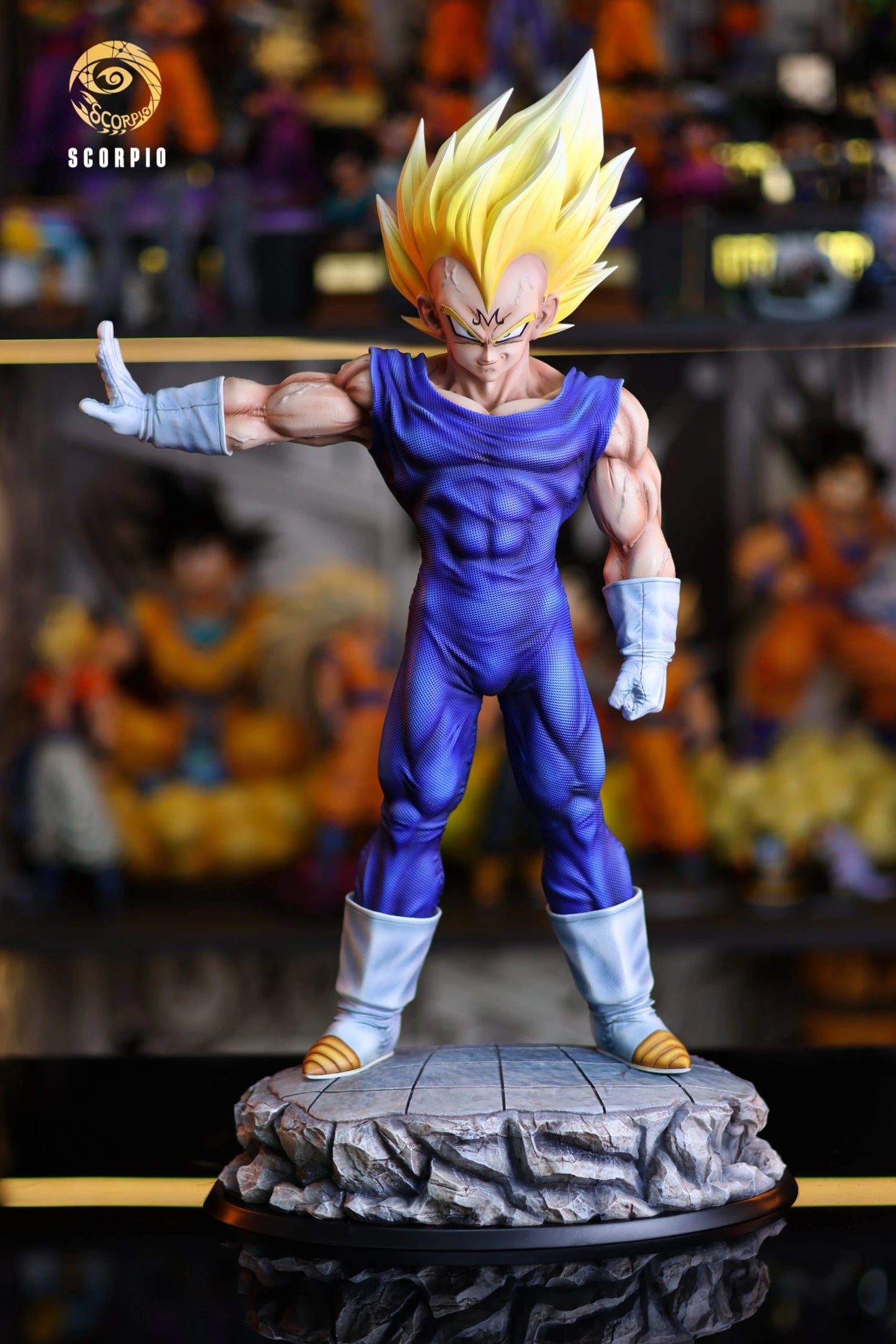 Preventa Resina Majin Vegeta Figura Dragon Ball Scorpio Estudio