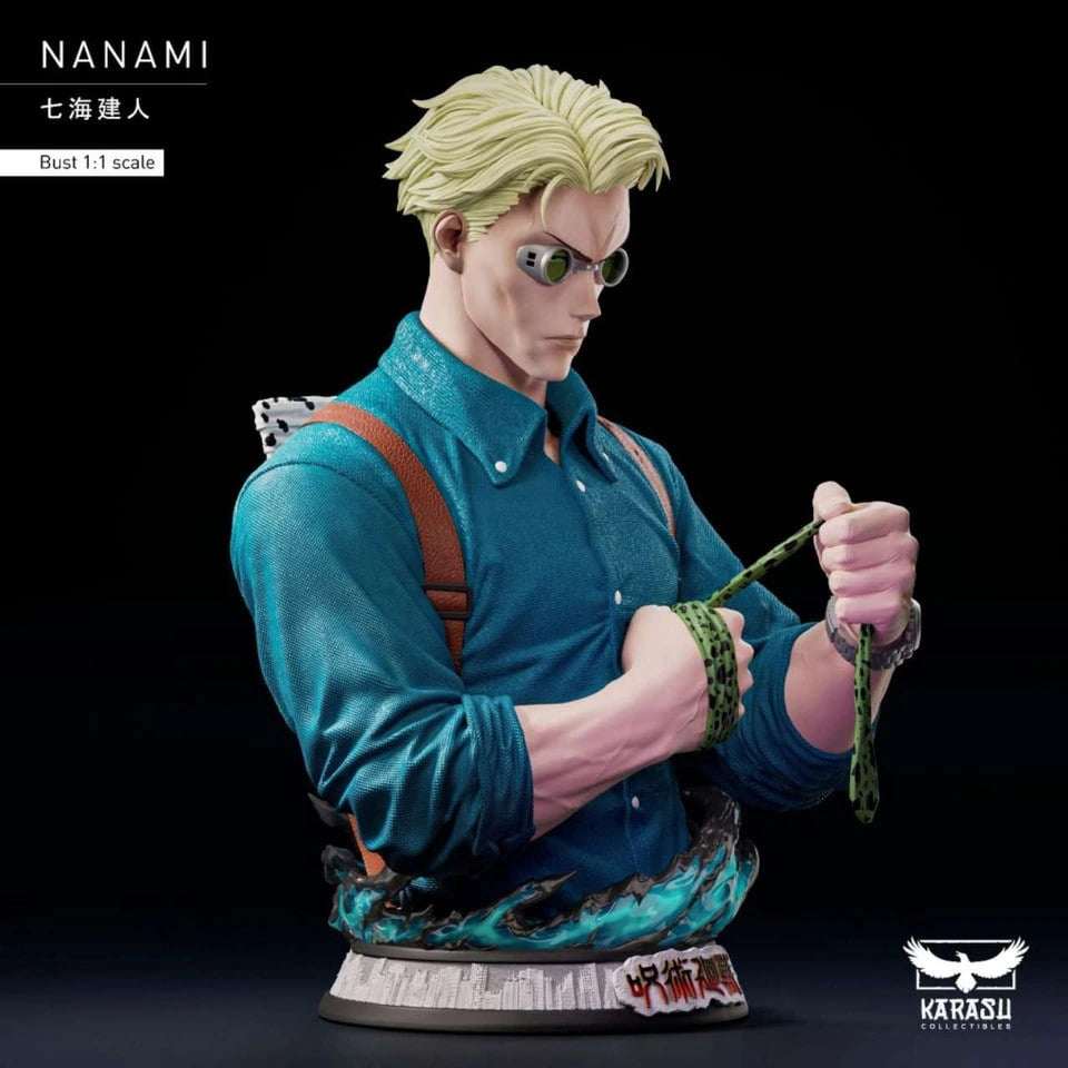 Preventa Resina Nanami Kento Figura Jujutsu Kaisen Karasu Collectibles Estudio