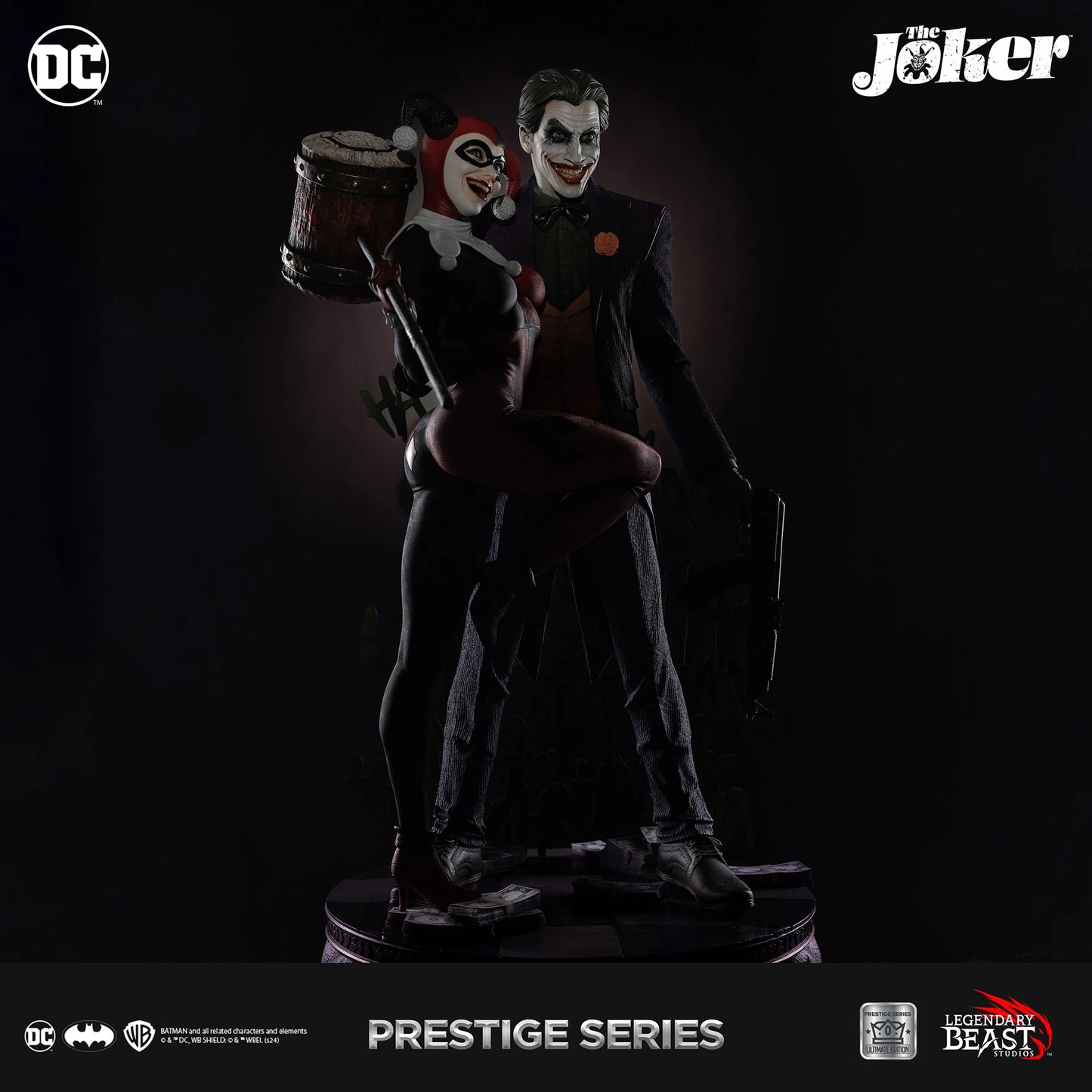 Preventa Resina Joker Figura DC Comics Legendary Beast (Licencia) Estudio