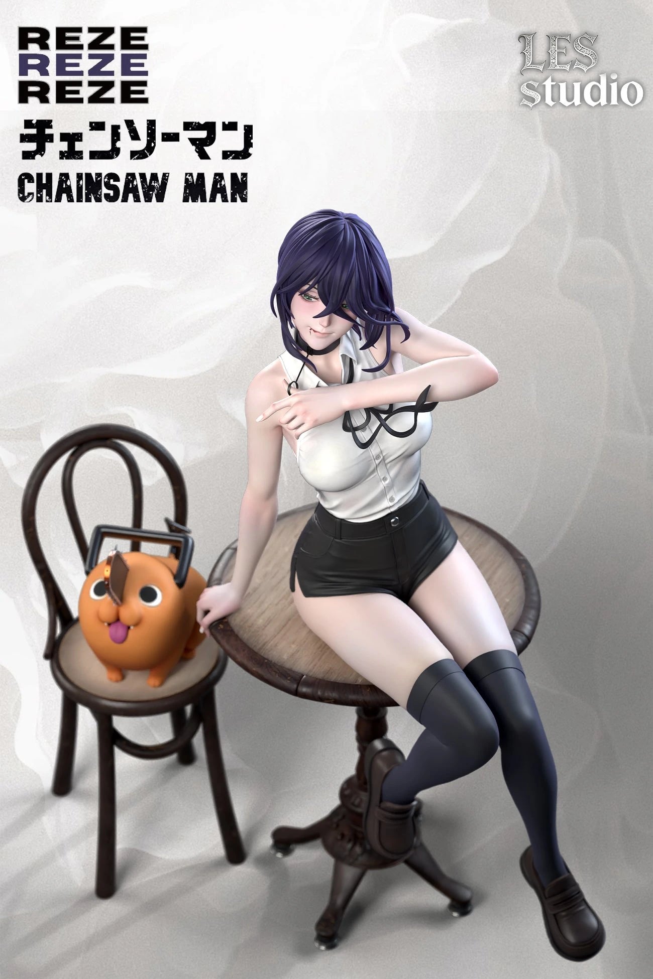 Preventa Resina Reze Figura Chainsaw Man LES Estudio