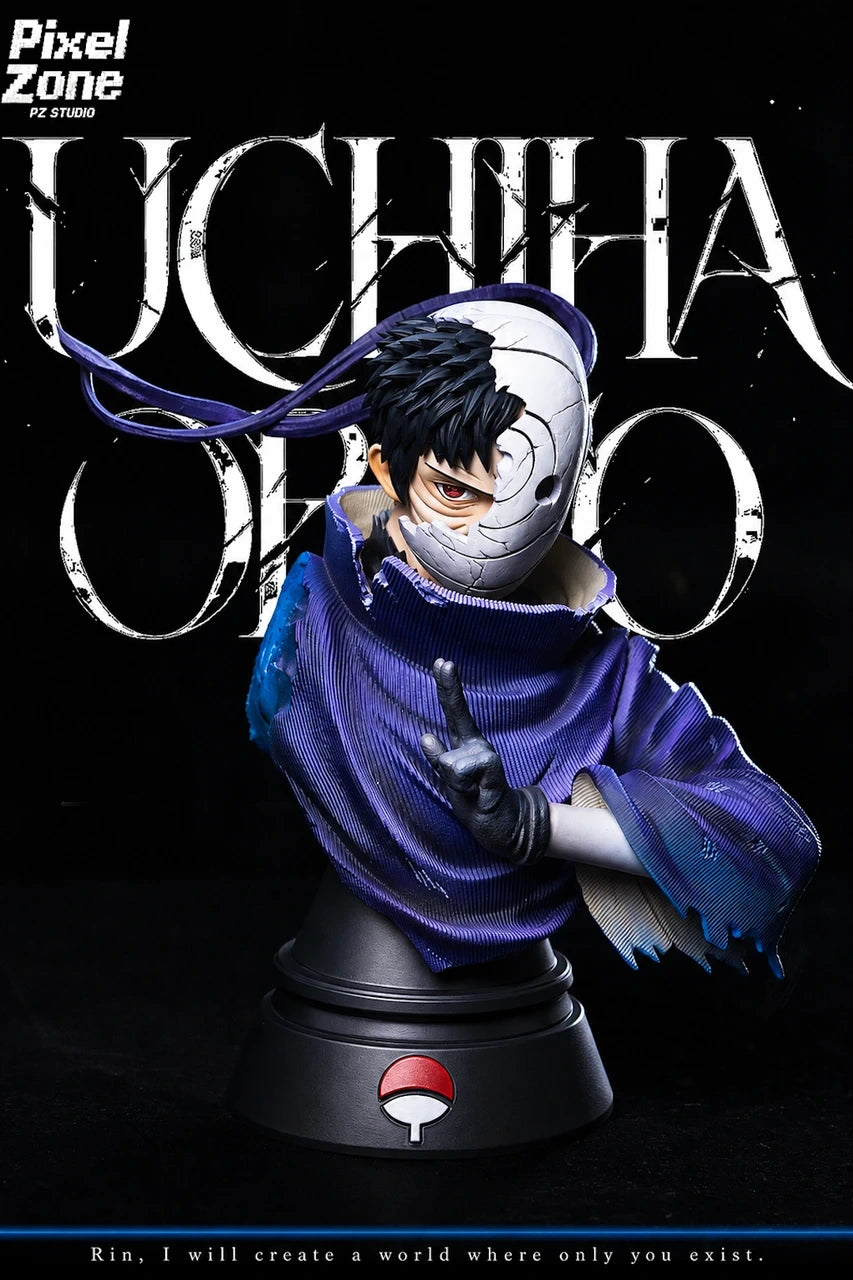 Preventa Resina Obito Uchiha Figura Naruto 1/6 Pizel Zone Estudio