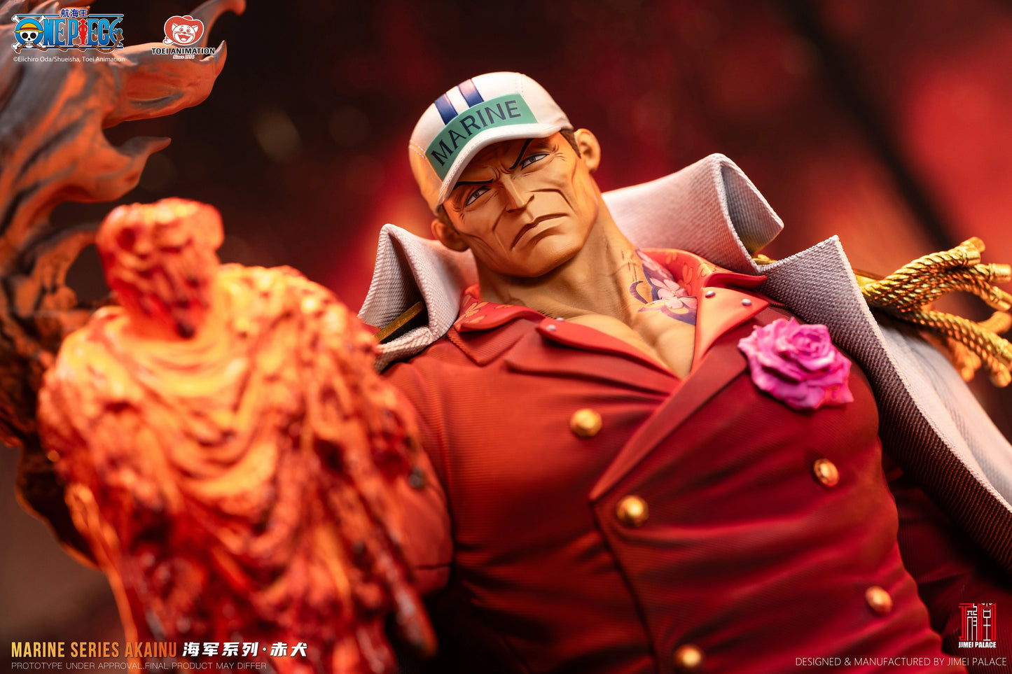Preventa Resina Almirante Akainu Figura One Piece Jimei Palace (Licencia) Estudio