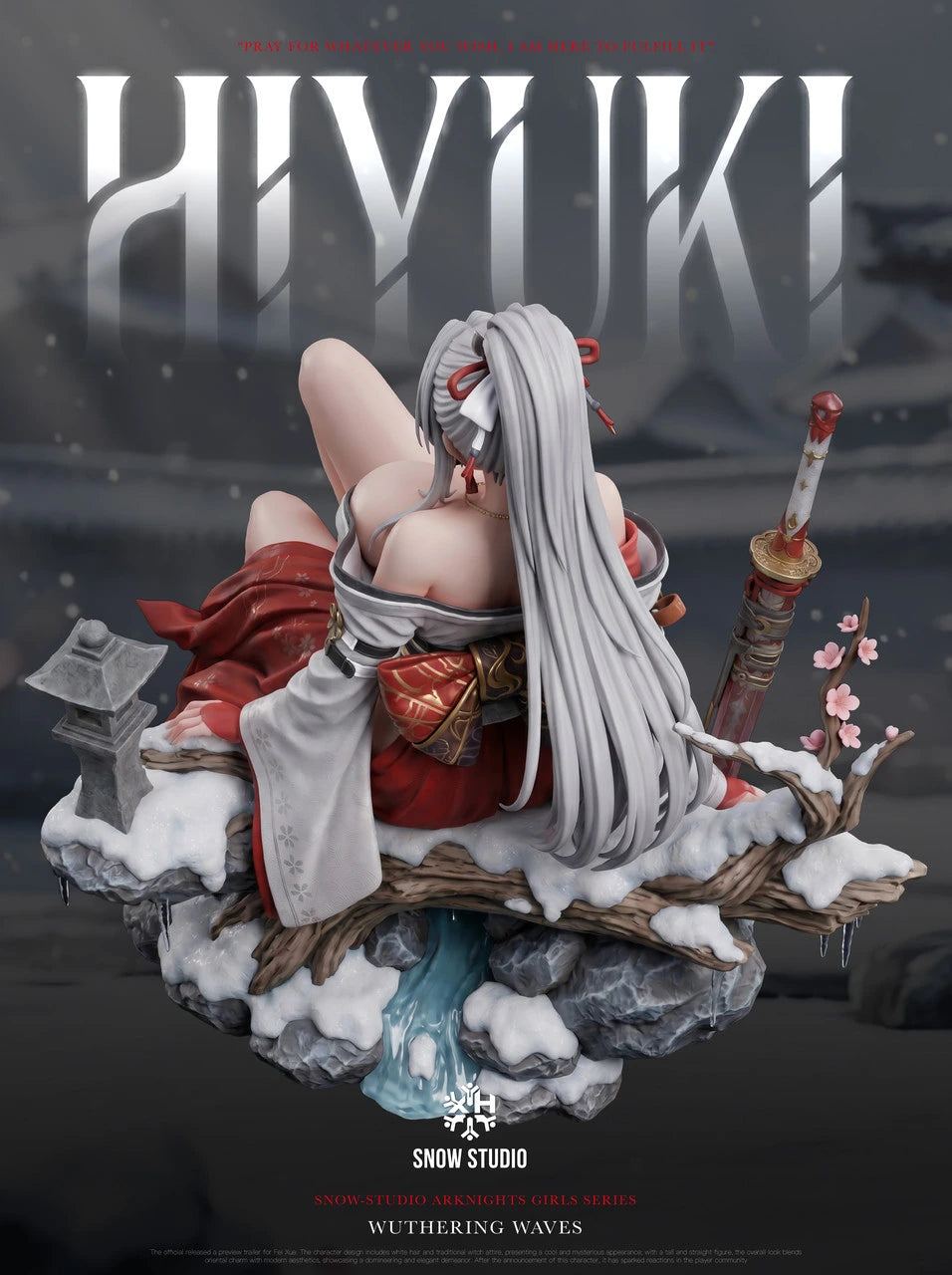 Preventa Resina Hiyuki Figura Wuthering Waves Snow Estudio