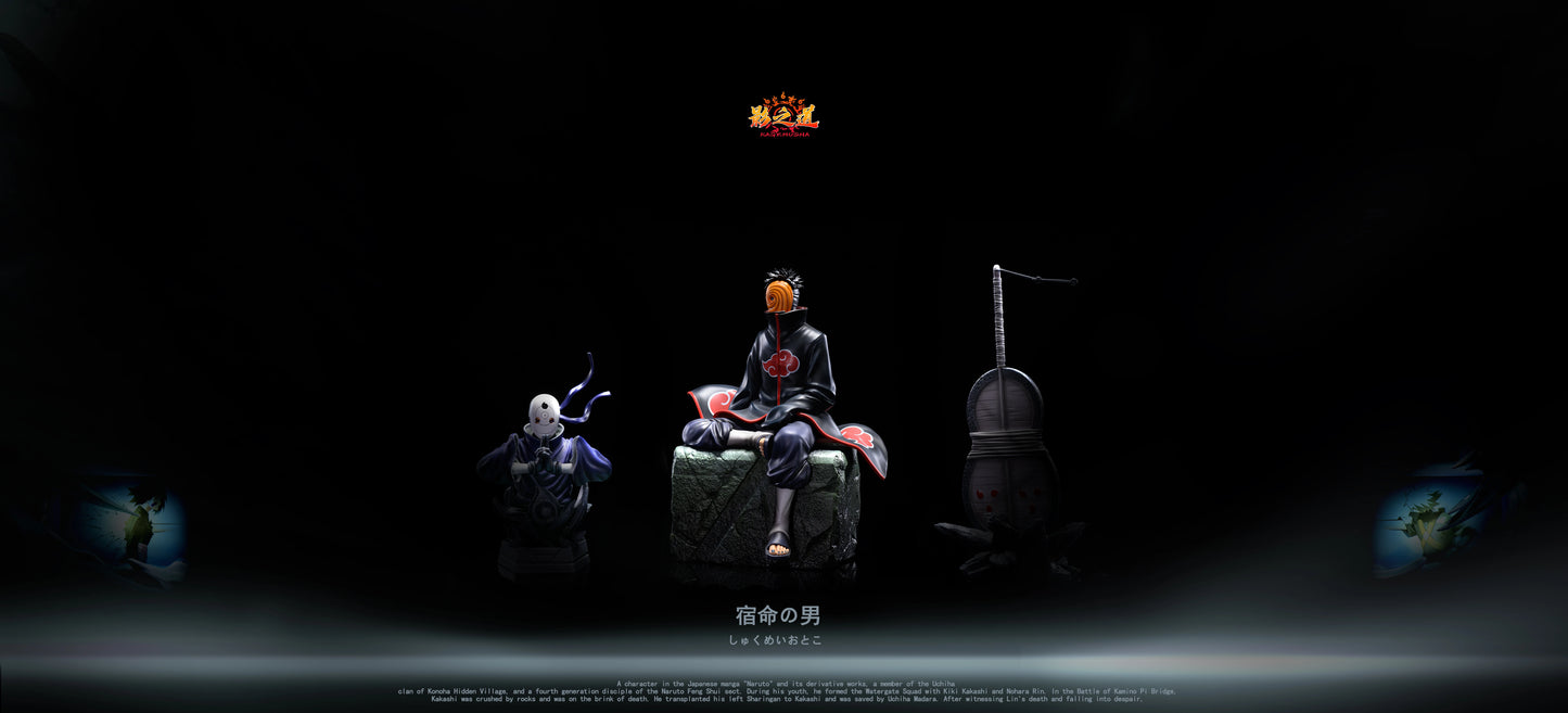 Preventa Resina Uchiha Obito Figura Naruto Kagemusha  Estudio