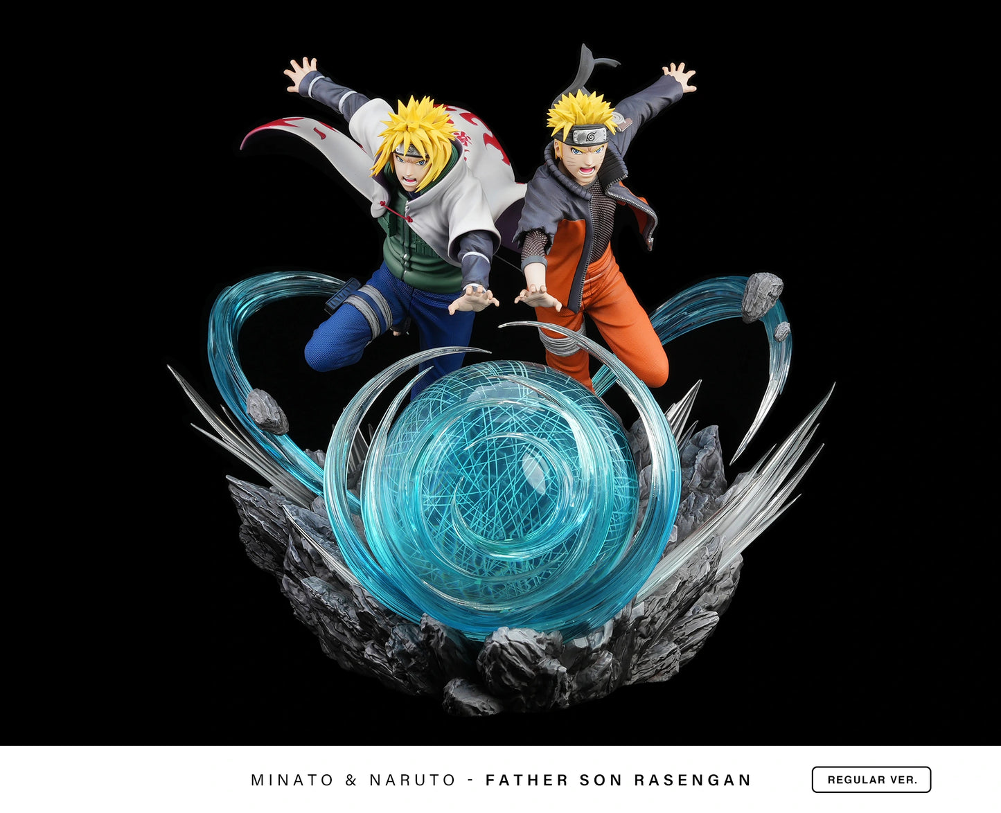 Preventa Resina Naruto & Minato Figura Naruto Chikara Studio Estudio