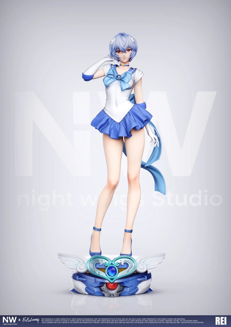 Preventa Resina Rei Ayanami Figura Evangelion 1/6, 1/4 Night Wing x Hera Estudio