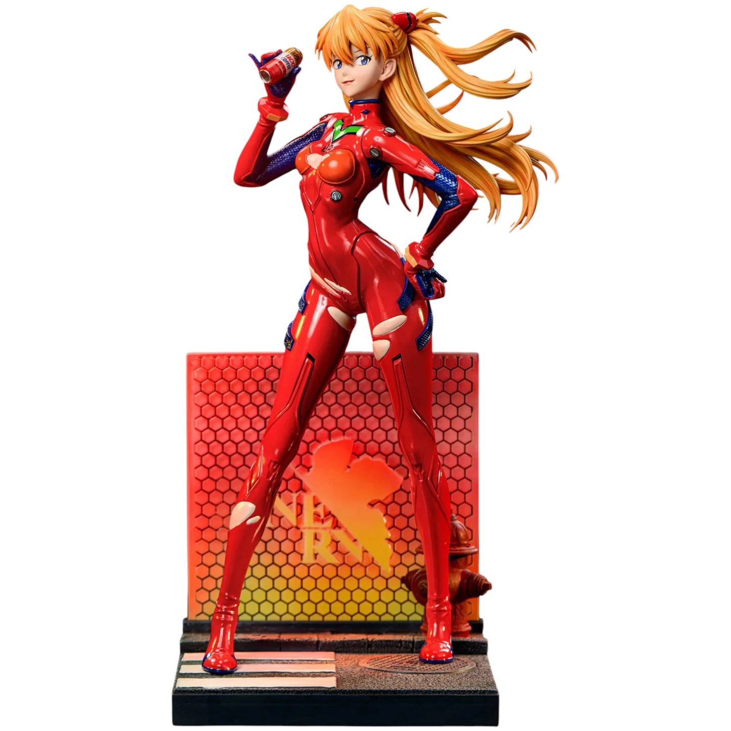 Preventa Resina Asuka Langley Figura Evangelion Baby Sister Estudio