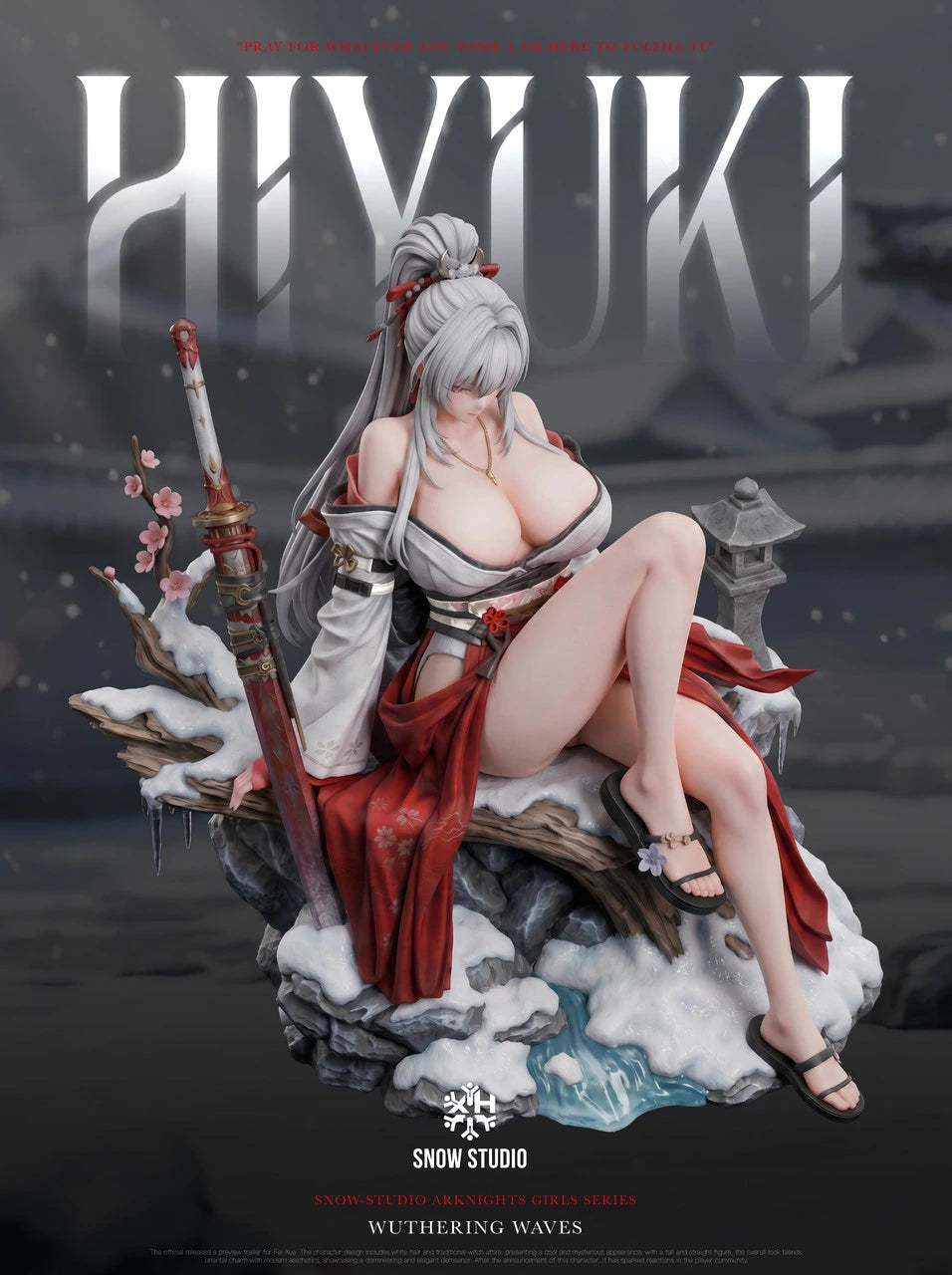 Preventa Resina Hiyuki Figura Wuthering Waves Snow Estudio