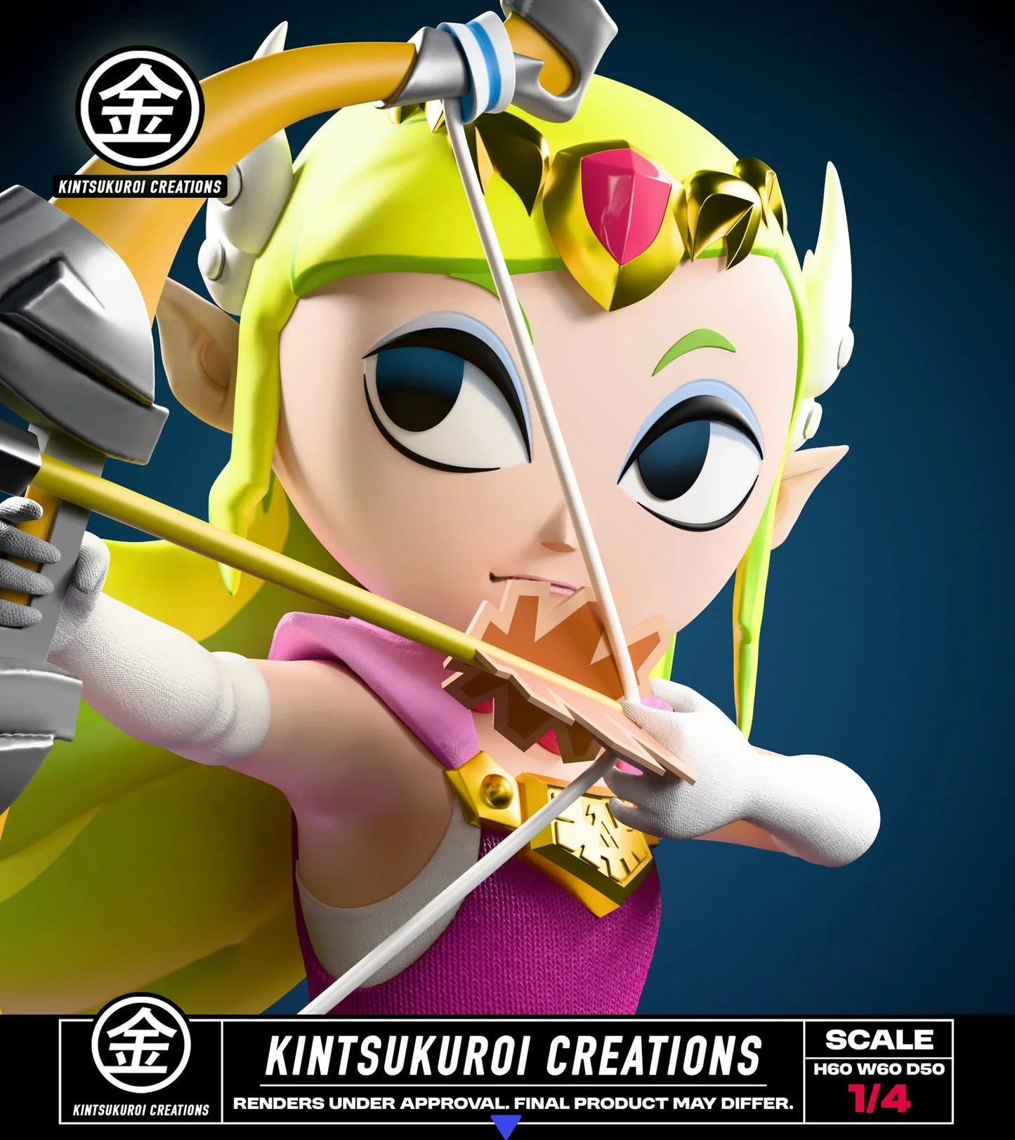 "Preventa Resina Batalla Final Figura The Legend of Zelda: The Wind Waker  Kistsukuroi Creations Estudio"