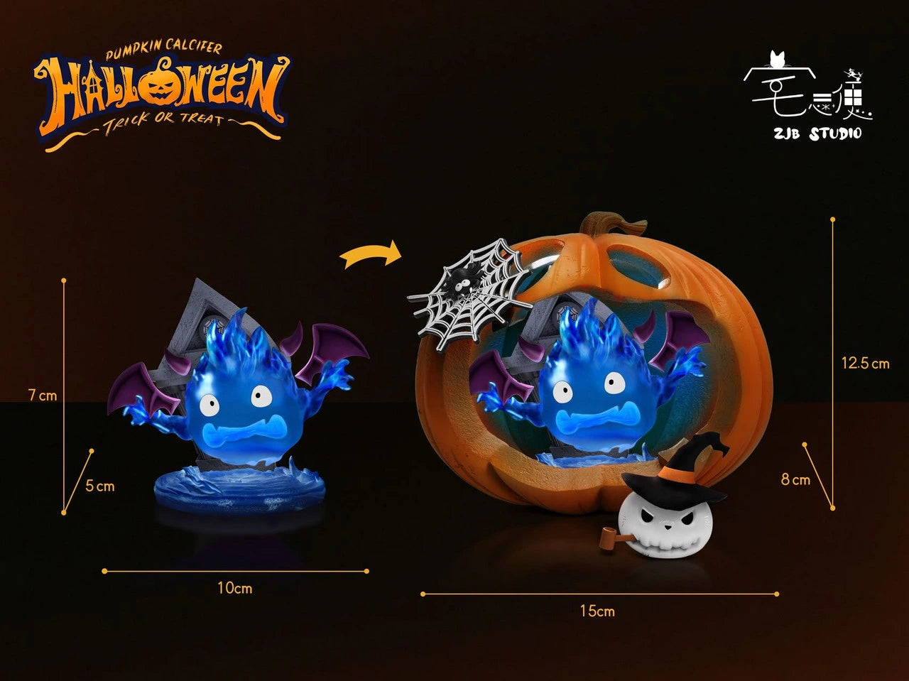 Preventa Resina Calcifer Figura El Increíble castillo vagabundo ZJB  Estudio