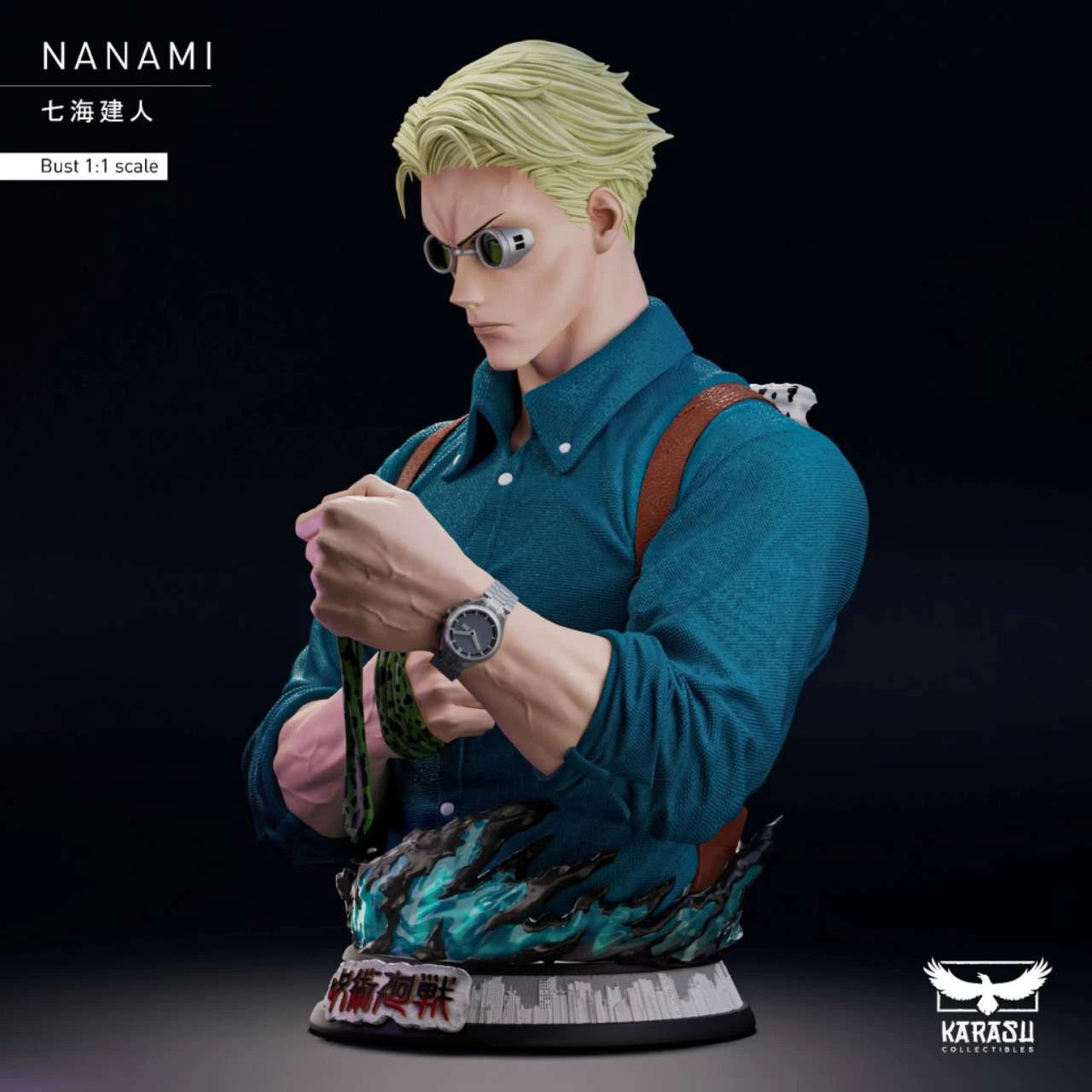 Preventa Resina Nanami Kento Figura Jujutsu Kaisen Karasu Collectibles Estudio
