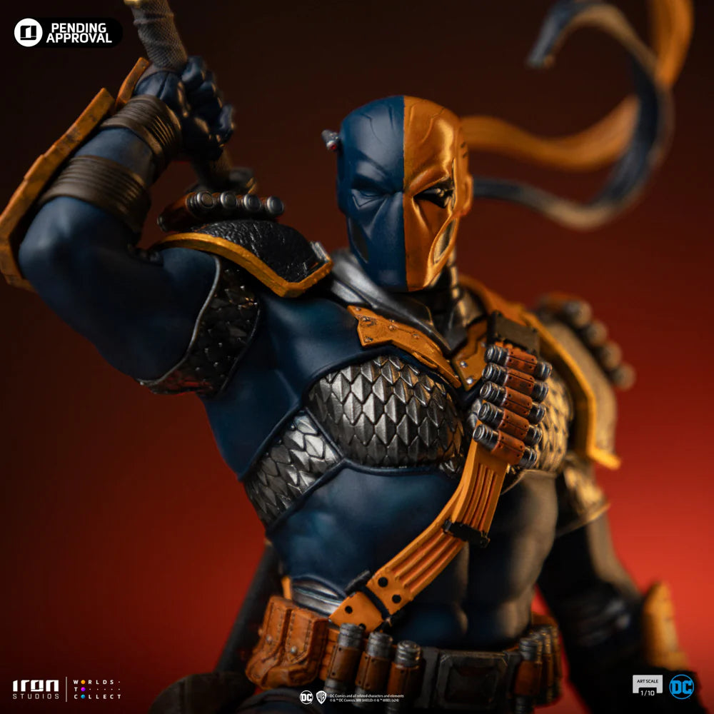 Preventa Resina Death Stroke Figura DC Iron (Licencia) Estudio