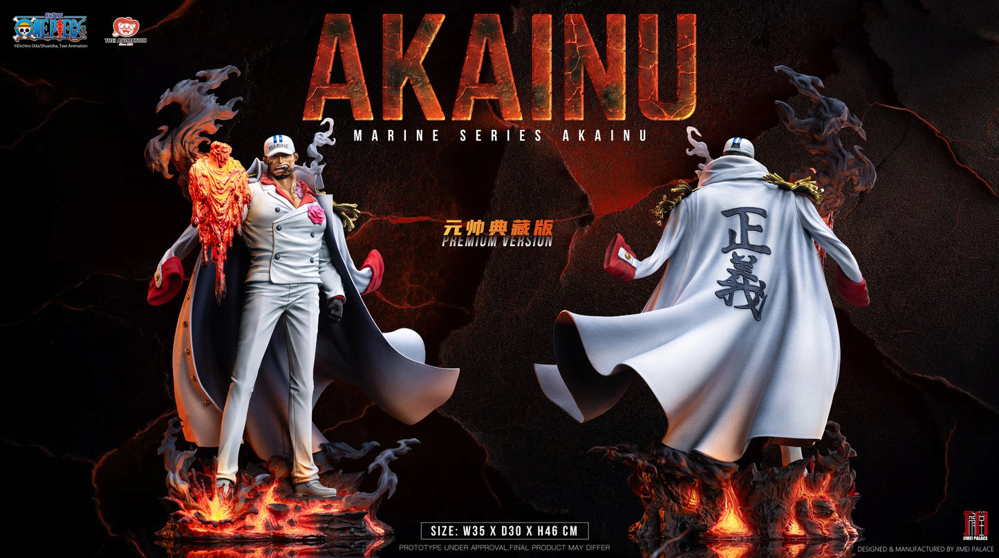Preventa Resina Almirante Akainu Figura One Piece Jimei Palace (Licencia) Estudio