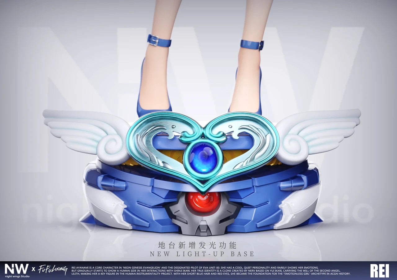 Preventa Resina Rei Ayanami Figura Evangelion 1/6, 1/4 Night Wing x Hera Estudio