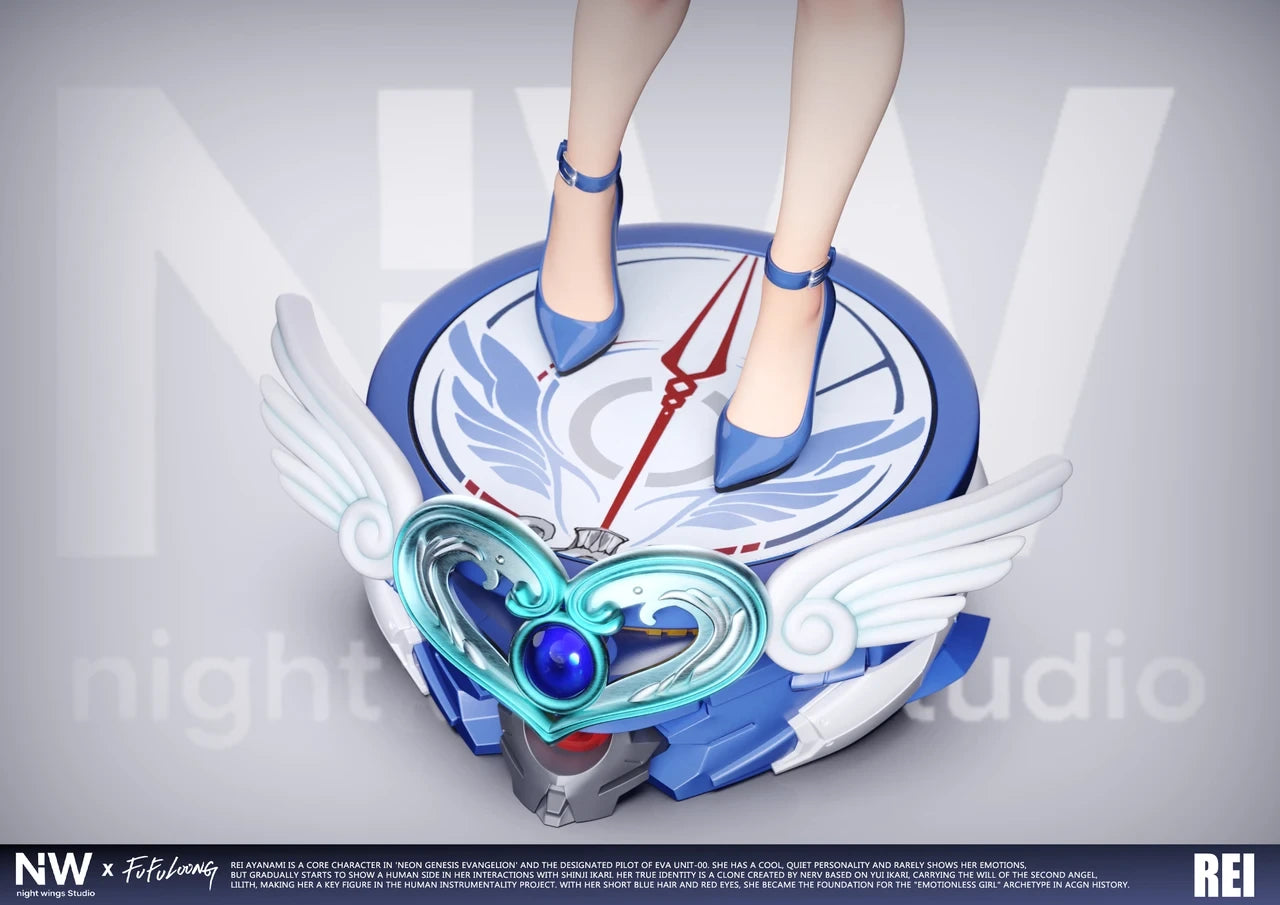 Preventa Resina Rei Ayanami Figura Evangelion 1/6, 1/4 Night Wing x Hera Estudio