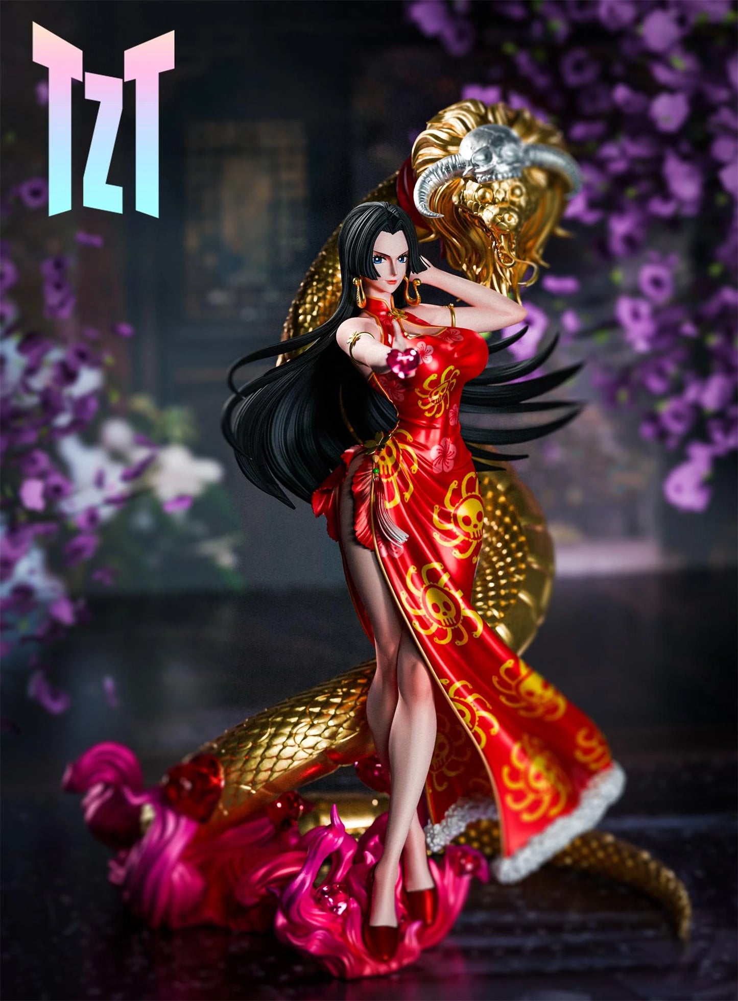 Preventa Resina Boa Hancock Figura One Piece TZT Estudio