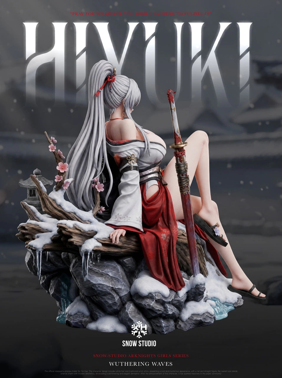 Preventa Resina Hiyuki Figura Wuthering Waves Snow Estudio