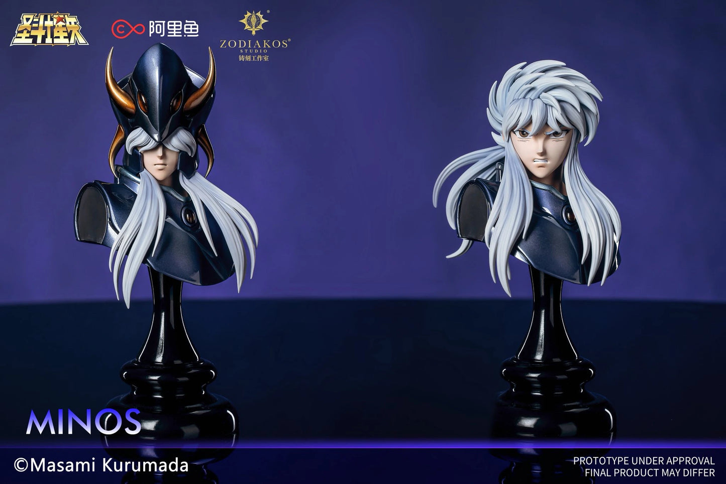 Preventa Resina Griffon Minos Figura Caballeros del Zodiako Zodiakos (Licencia) Estudio