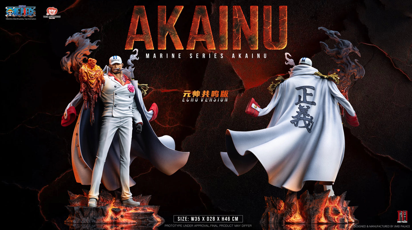 Preventa Resina Almirante Akainu Figura One Piece Jimei Palace (Licencia) Estudio