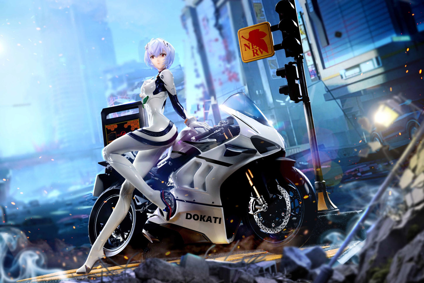 Preventa Resina Ayanami Rei Figura Evangelion Kol  Estudio