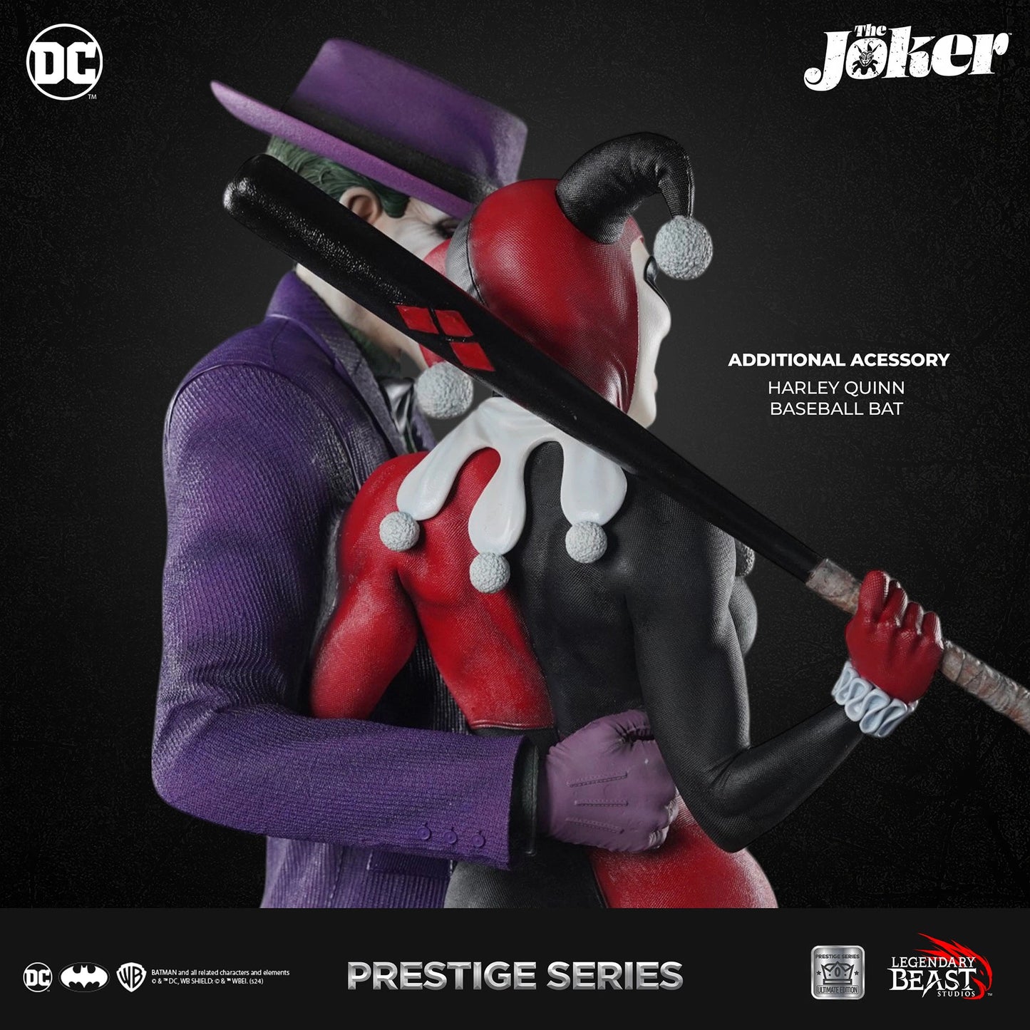Preventa Resina Joker Figura DC Comics Legendary Beast (Licencia) Estudio