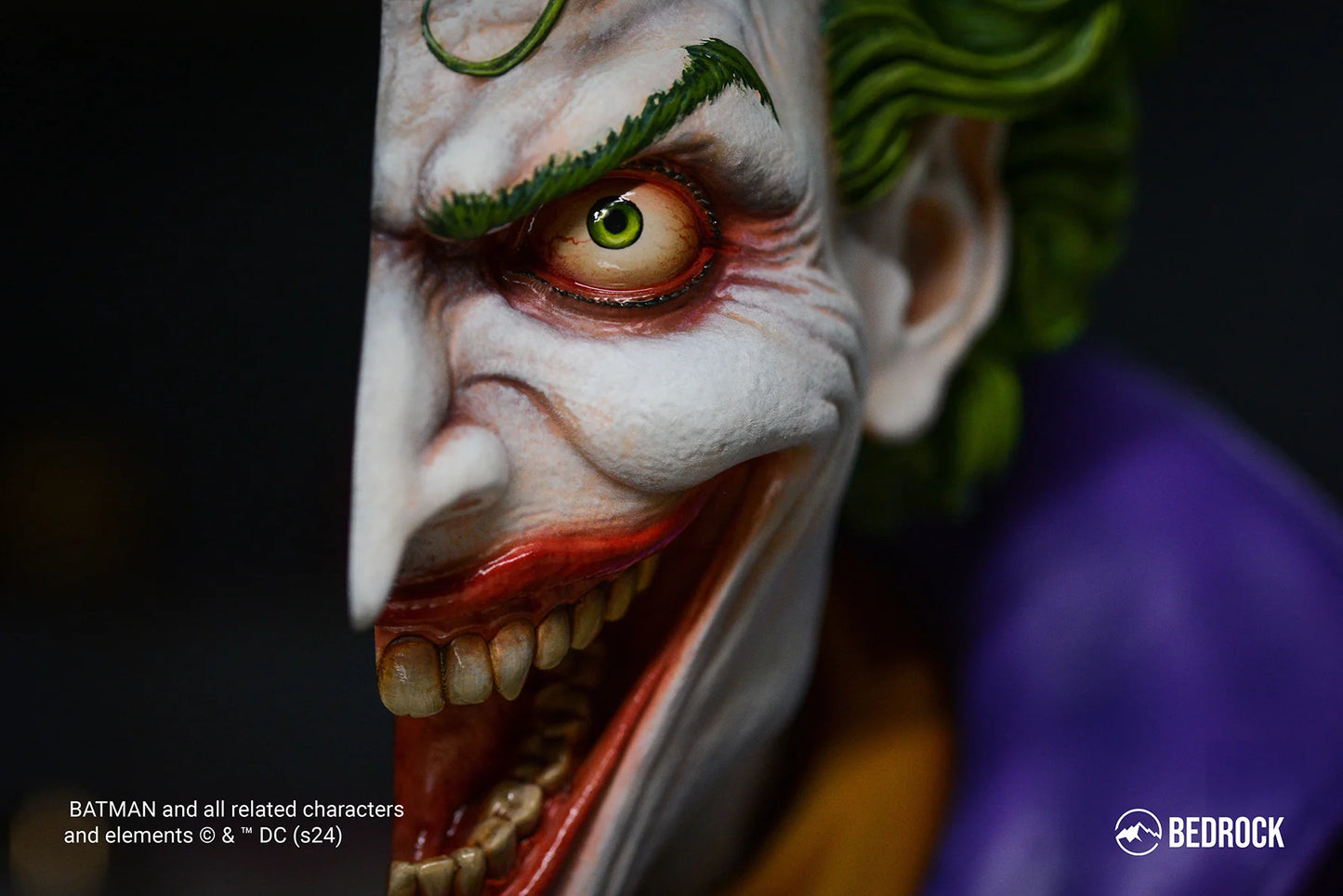 Preventa Resina Batman y Joker Figura DC Bedrock Collectibles (Licencia) Estudio