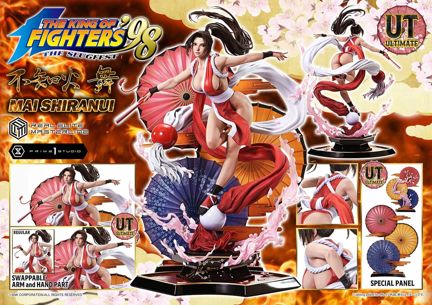 Preventa Resina Mai Shiranui Figura THE KING OF FIGHTERS '98   Prime 1 (Licencia) Estudio