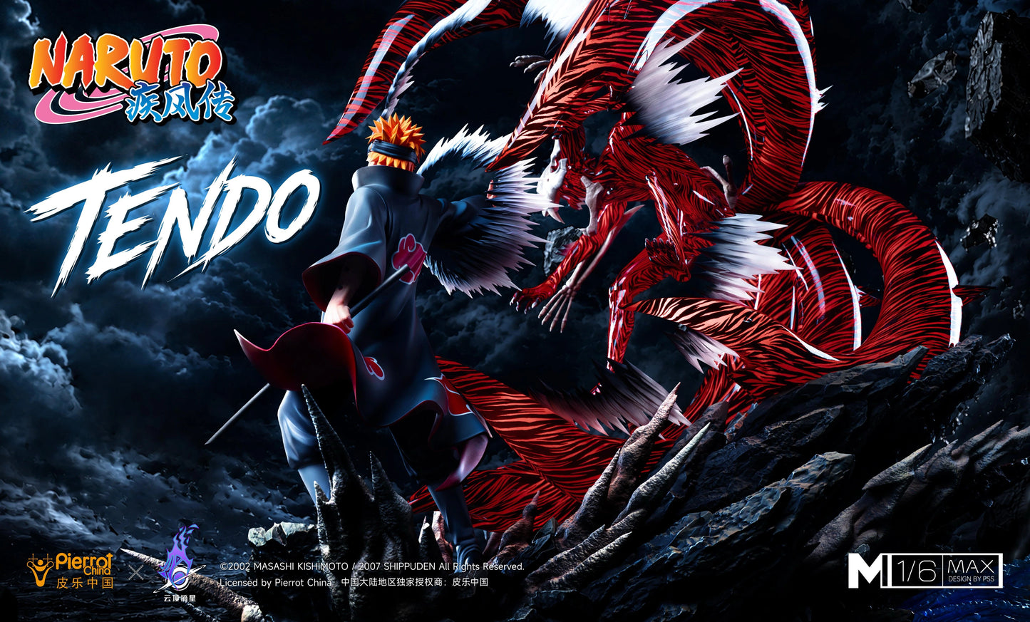 Preventa Resina Pain vs Naruto  Figura Naruto 1/6 Pickstar Estudio (Licencia)