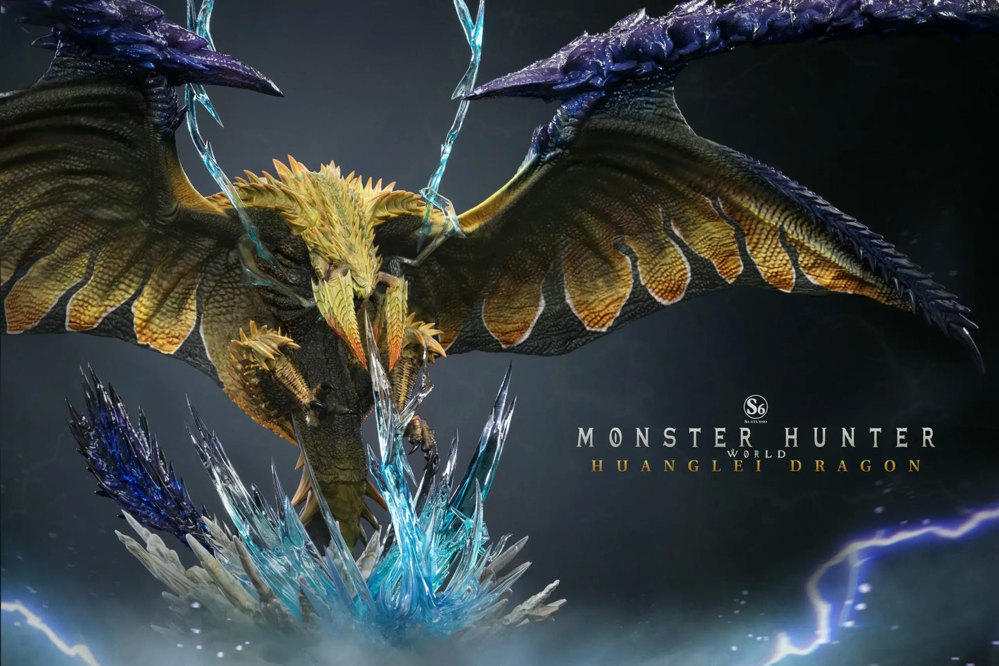 Preventa Resina Rey Dau Figura Monster Hunter S6  Estudio