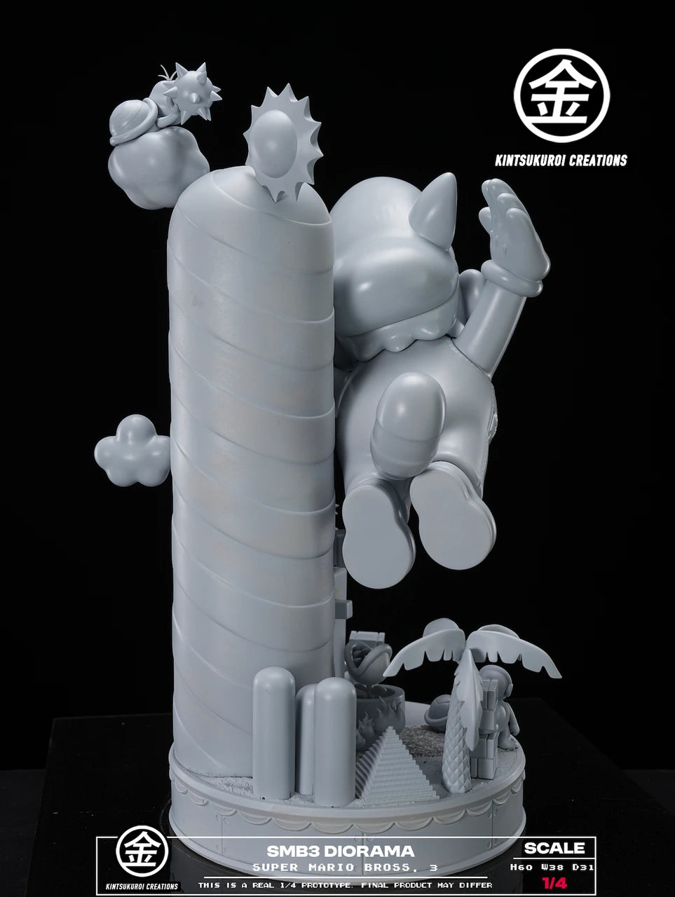 Preventa Resina Mario  Figura Super Mario Bros 3  Kintsukuroi Estudio
