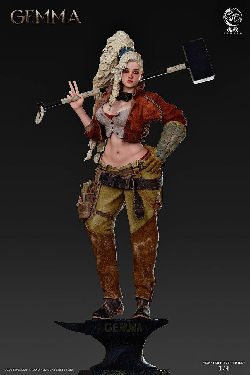 Preventa Resina Gemma Figura Monster Hunter HunDian Estudio