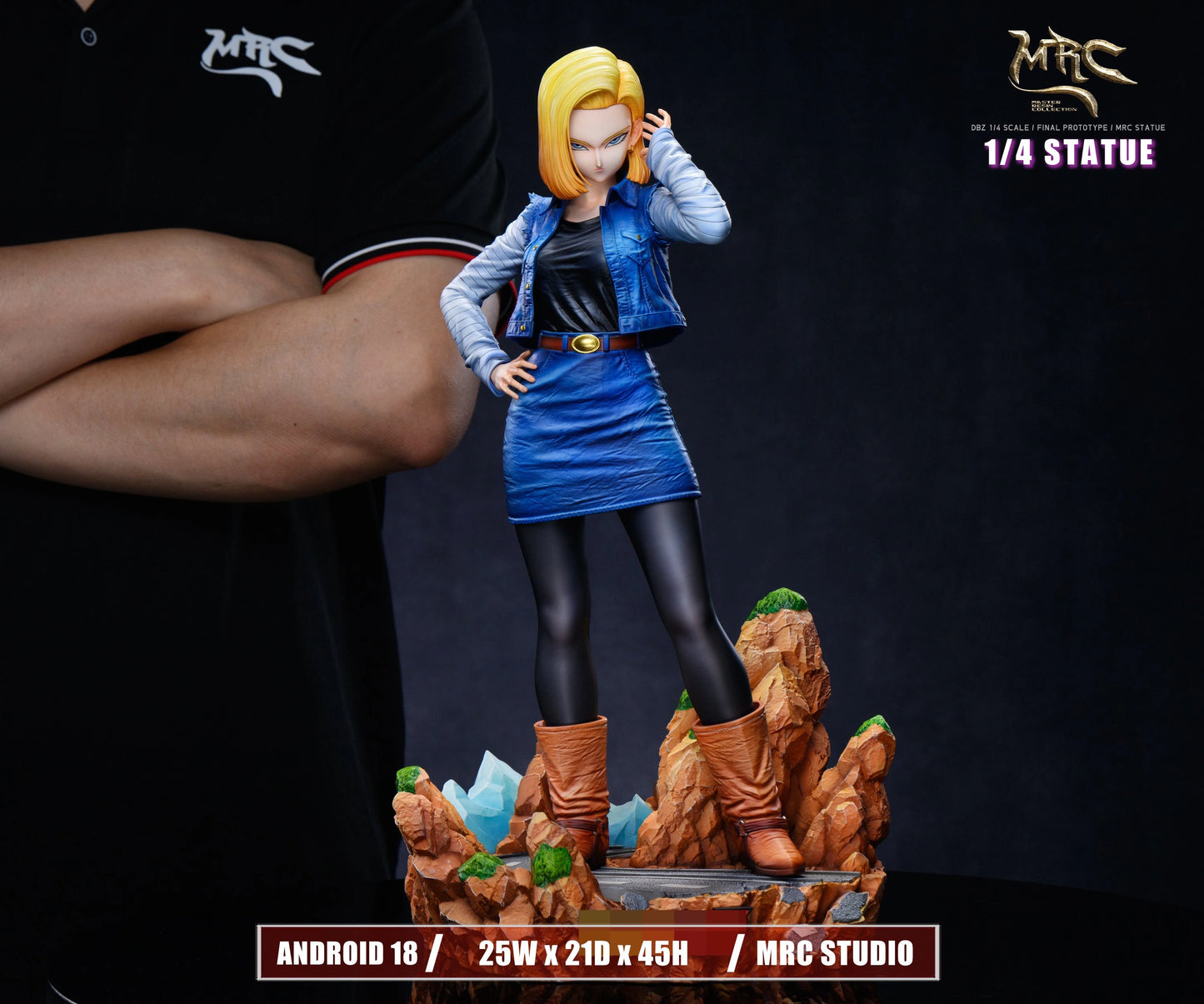 Preventa Resina Androide 18 Figura Dragon Ball MRC Estudio