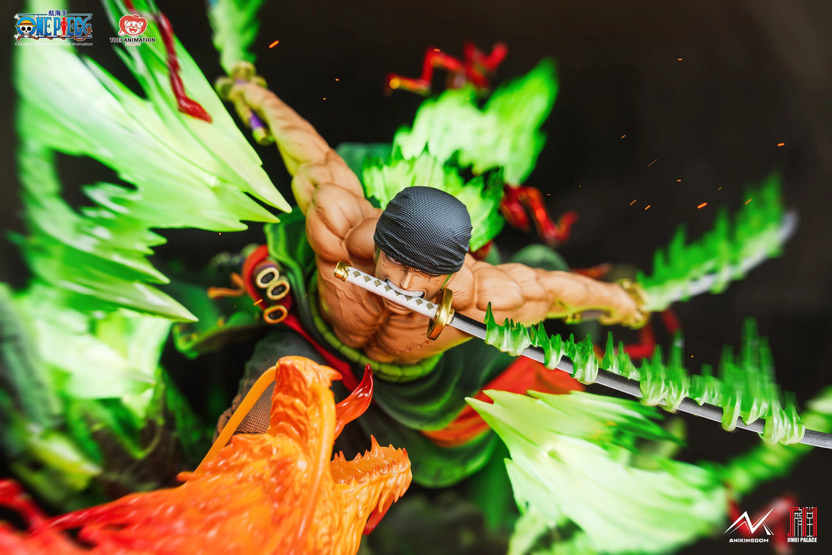 Preventa Resina Zoro vs King Figura One Piece Jimei Palace Estudio (Licencia)