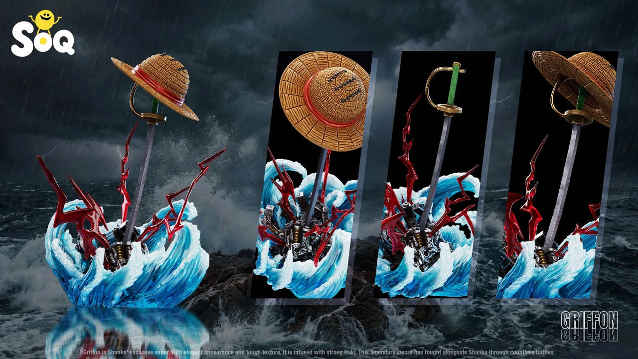 Preventa Resina Shanks Arm Figura One Piece SOQ Estudio
