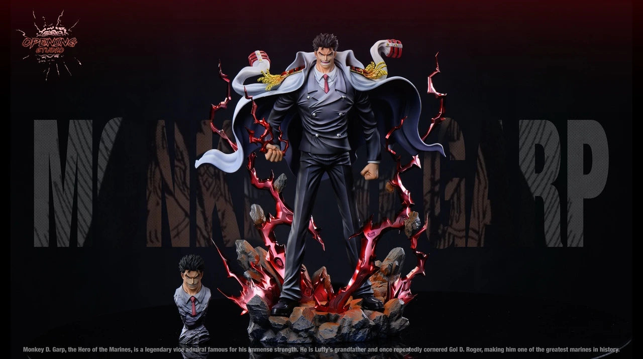 Preventa Resina Monkey D. Garp Figura One Piece Opening  Estudio