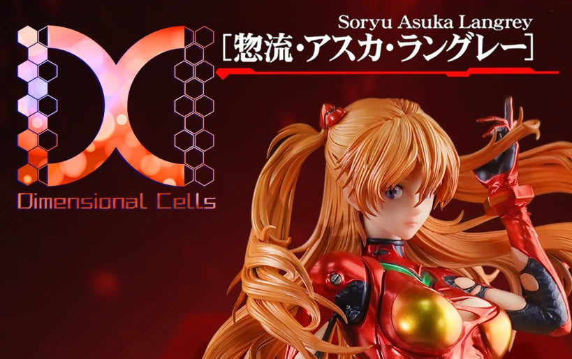 Preventa Resina Asuka Langley Soryu Figura Evangelion Dimensional Cells Estudio