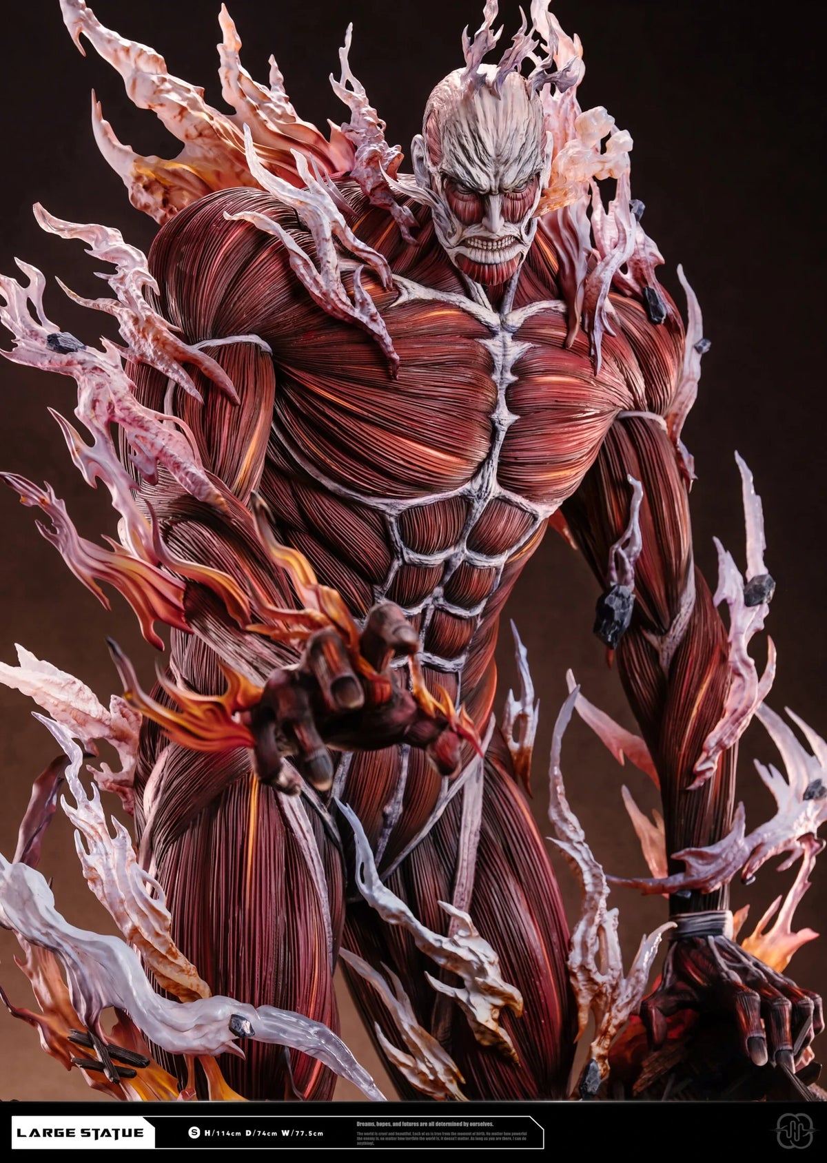 Preventa Resina Titan Colosal & Bertolt Hoover Figura Attack On Titan Hertz  Estudio